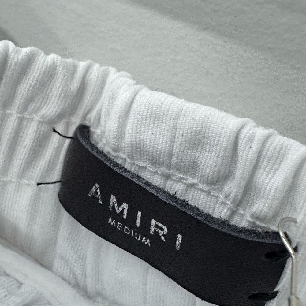 Amiri Amiri Terry Cloth Basketball Shorts White Men’s Medium Size US 32 / EU 48 - 4 Thumbnail