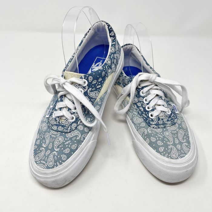 Blue paisley hot sale vans