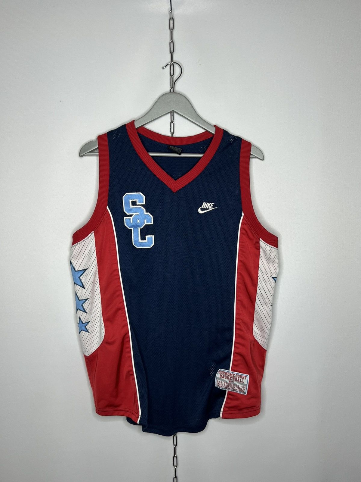 Nike 🔥 Rare Vintage Nike 90s Supreme Court Tank Top Vest #33 🔥 Size US M / EU 48-50 / 2 - 2 Thumbnail