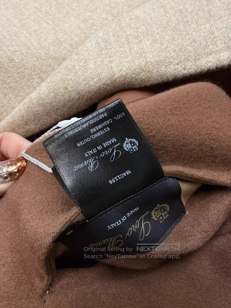 Loro Piana Loro Piana Beige and Khaki Two-Sided Wearable Collar Cashm Size S / US 4 / IT 40 - 7 Thumbnail