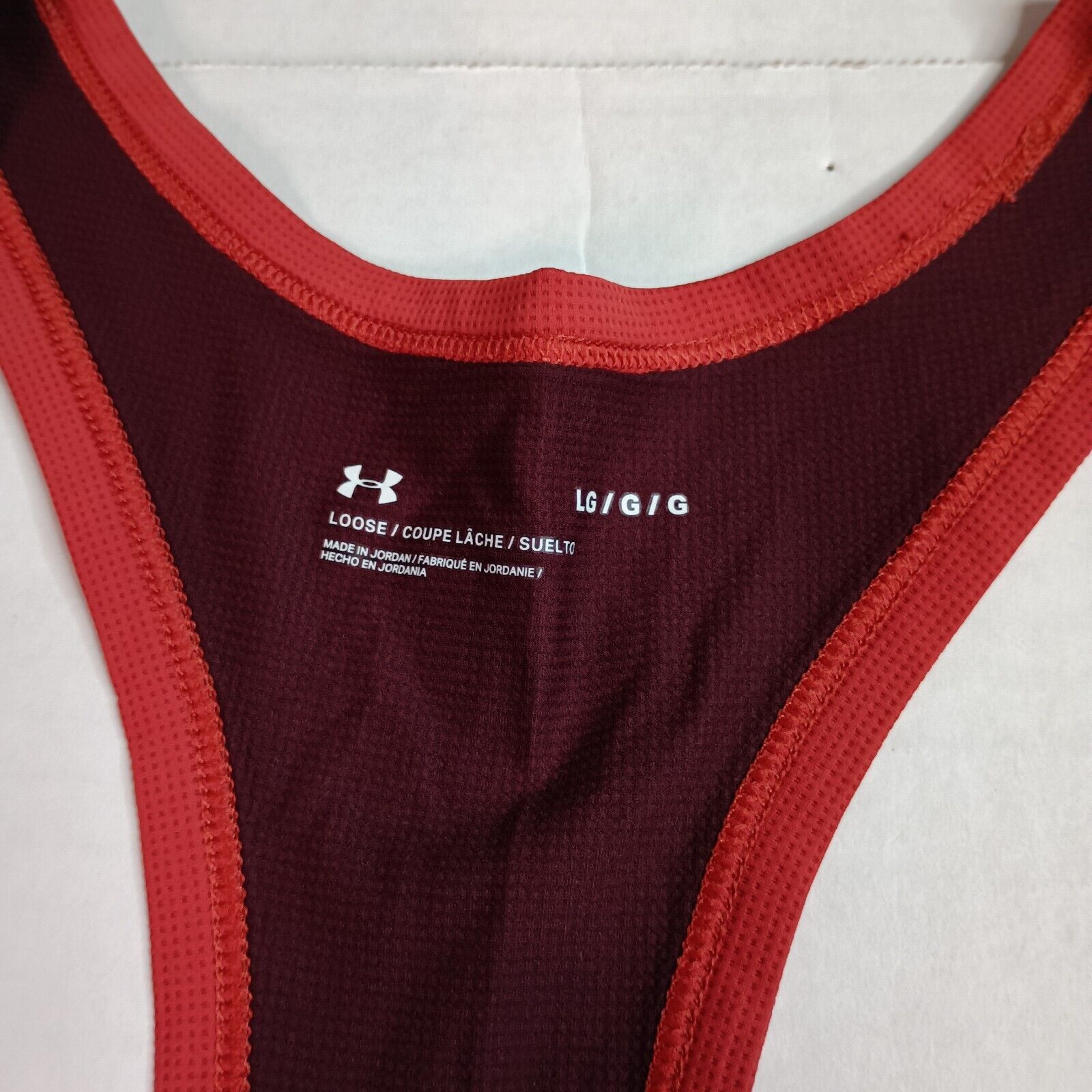 Under Armour Under Armour Project Rock Tank Top Men's L Maroon Red Size US L / EU 52-54 / 3 - 5 Thumbnail