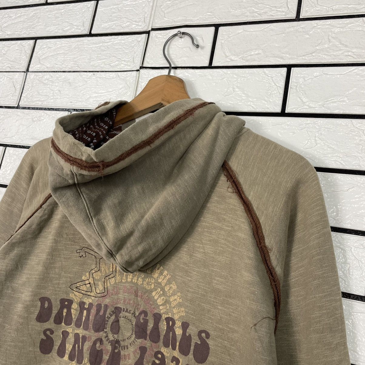 Japanese Brand Dahui Girls Surf Hoodie Size M / US 6-8 / IT 42-44 - 9 Thumbnail