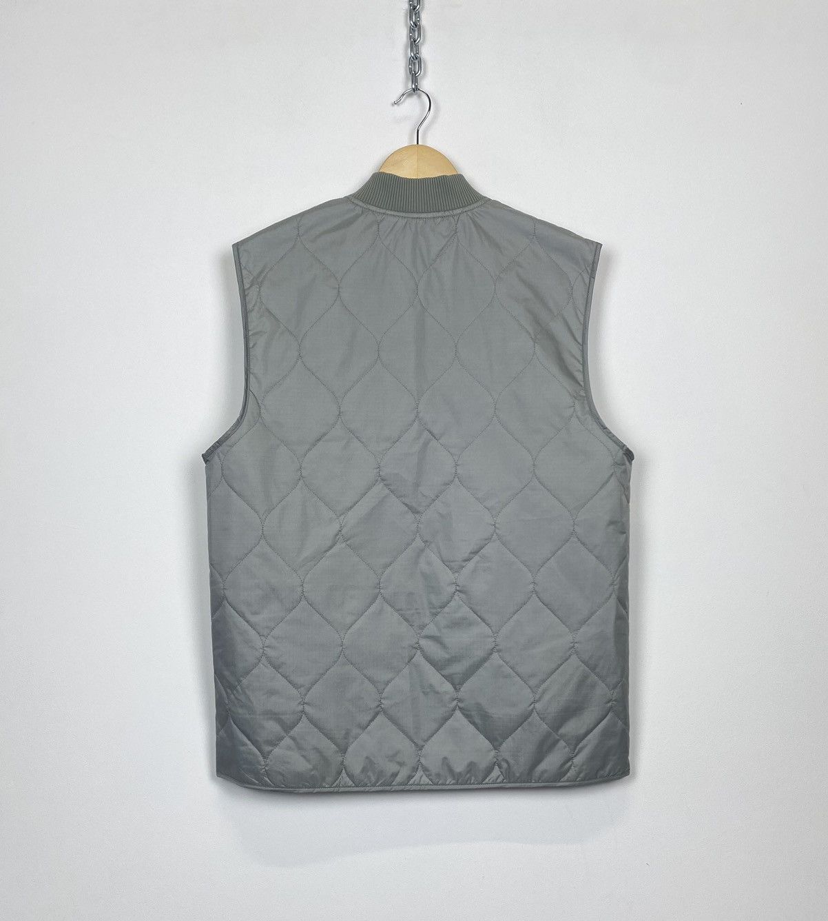 Designer Alcro x Depalma Workwear Quilted Vest Gilet Full Zip Gray Size US L / EU 52-54 / 3 - 10 Thumbnail