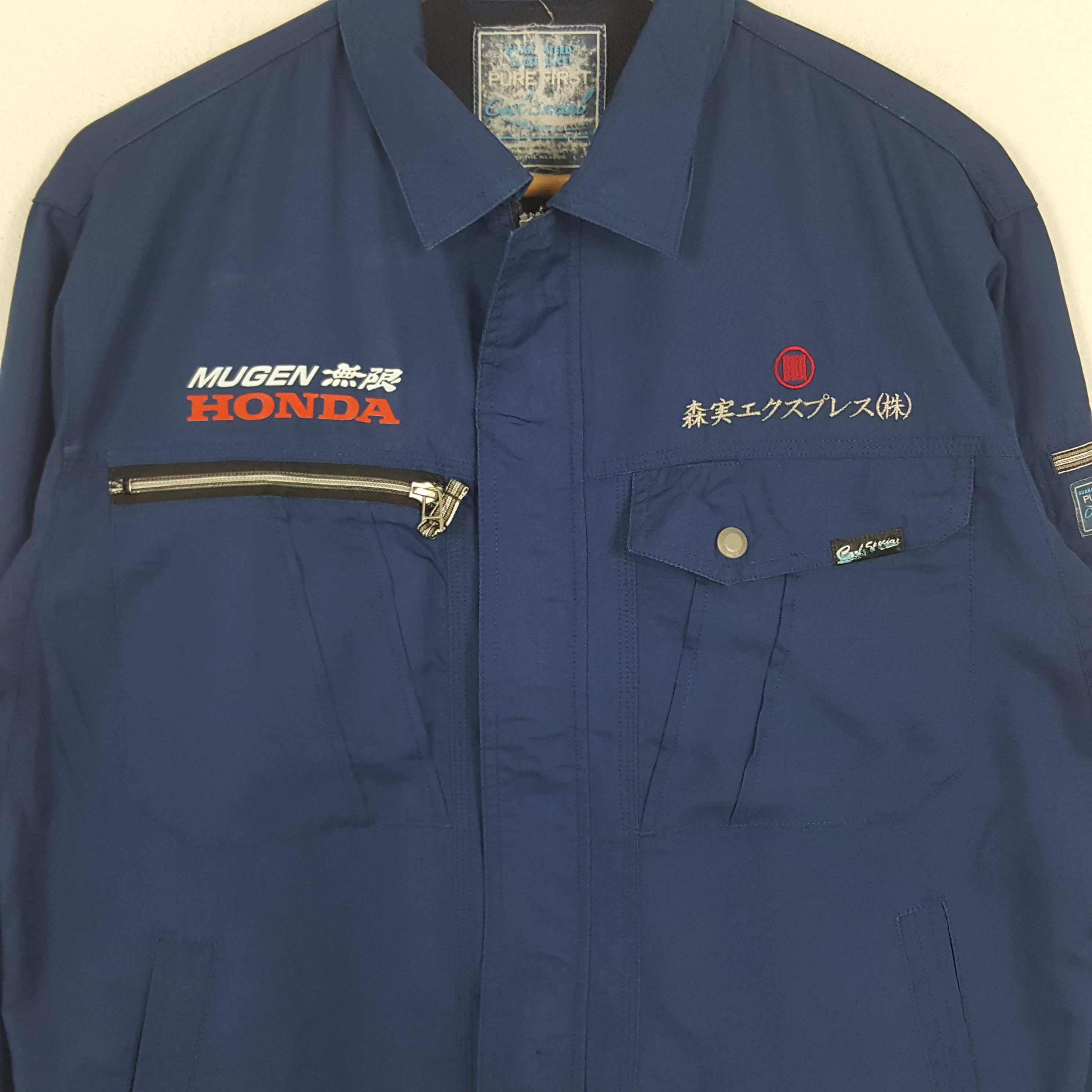 Honda × Vintage Vintage Mugen Honda Japanese Racing Team Custom Art Jacket Size US L / EU 52-54 / 3 - 4 Thumbnail
