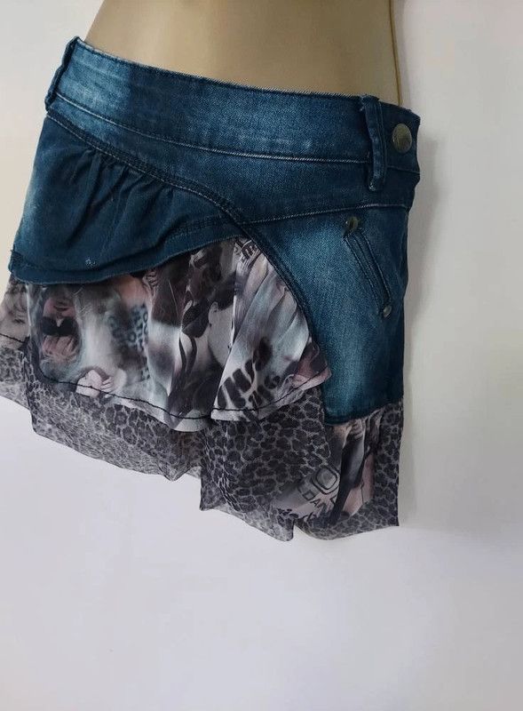 Vintage Vintage mini skirt 27 Size 27" / US 4 / IT 40 - 5 Thumbnail