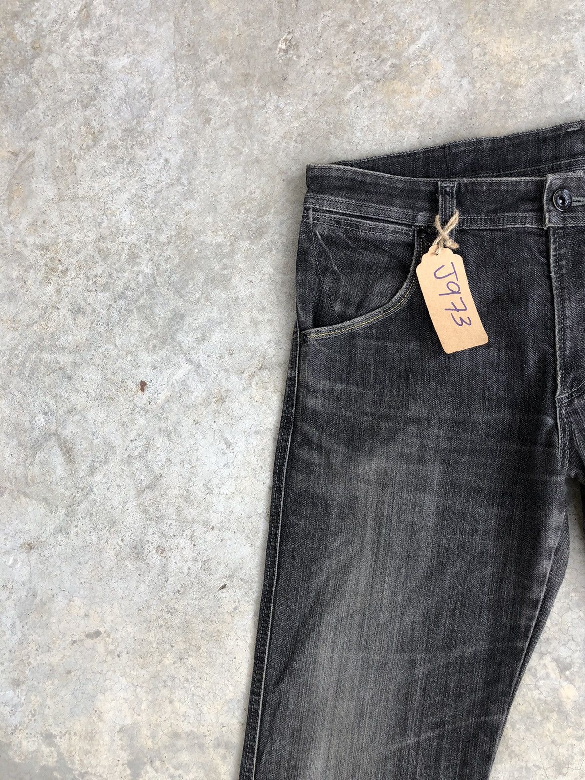 If Six Was Nine Y2k Wrangler Flared Jeans Distressed Jeans Size US 33 - 4 Thumbnail