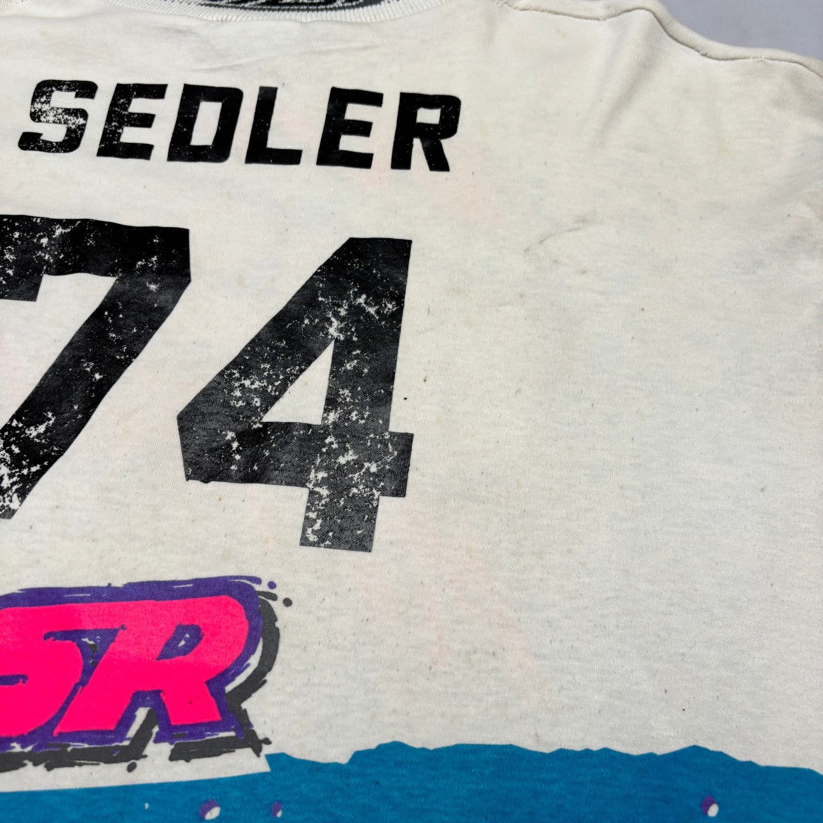 Vintage Vintage MSR Racing PC2 Motocross Jersey Shirt #74 USA XL Size US XL / EU 56 / 4 - 11 Thumbnail