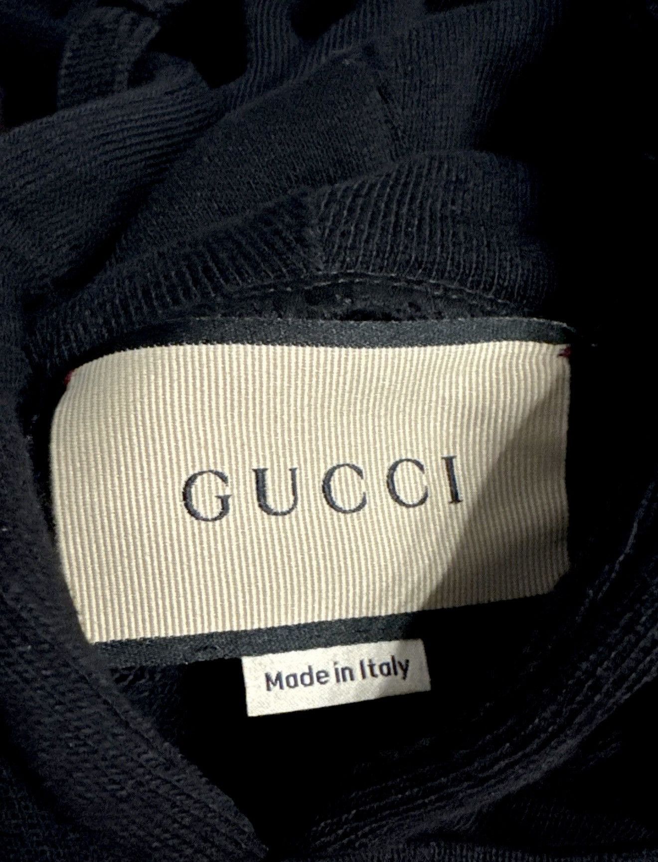 Gucci GUCCI BLACK CROPPED HOODIE Size XS / US 0-2 / IT 36-38 - 13 Thumbnail