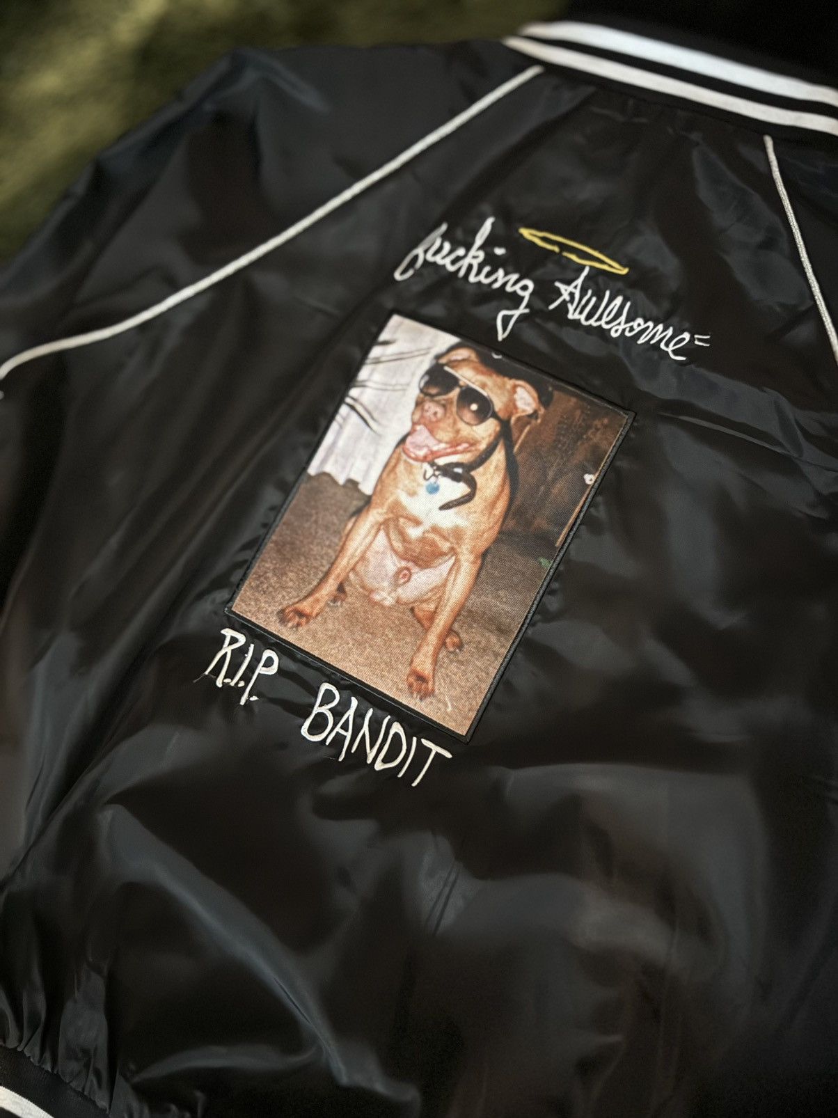 Fucking Awesome [L] Fucking Awesome R.I.P. Bandit Lightweight Stadium Jacket Size US L / EU 52-54 / 3 - 9 Thumbnail