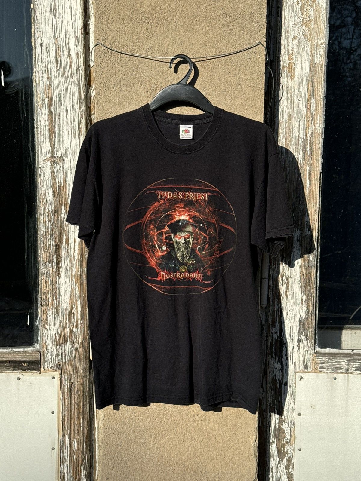 Band Tees × Fruit Of The Loom Vintage 2008 Judas Priest World Tour Nostradamus Size US L / EU 52-54 / 3 - 1 Thumbnail