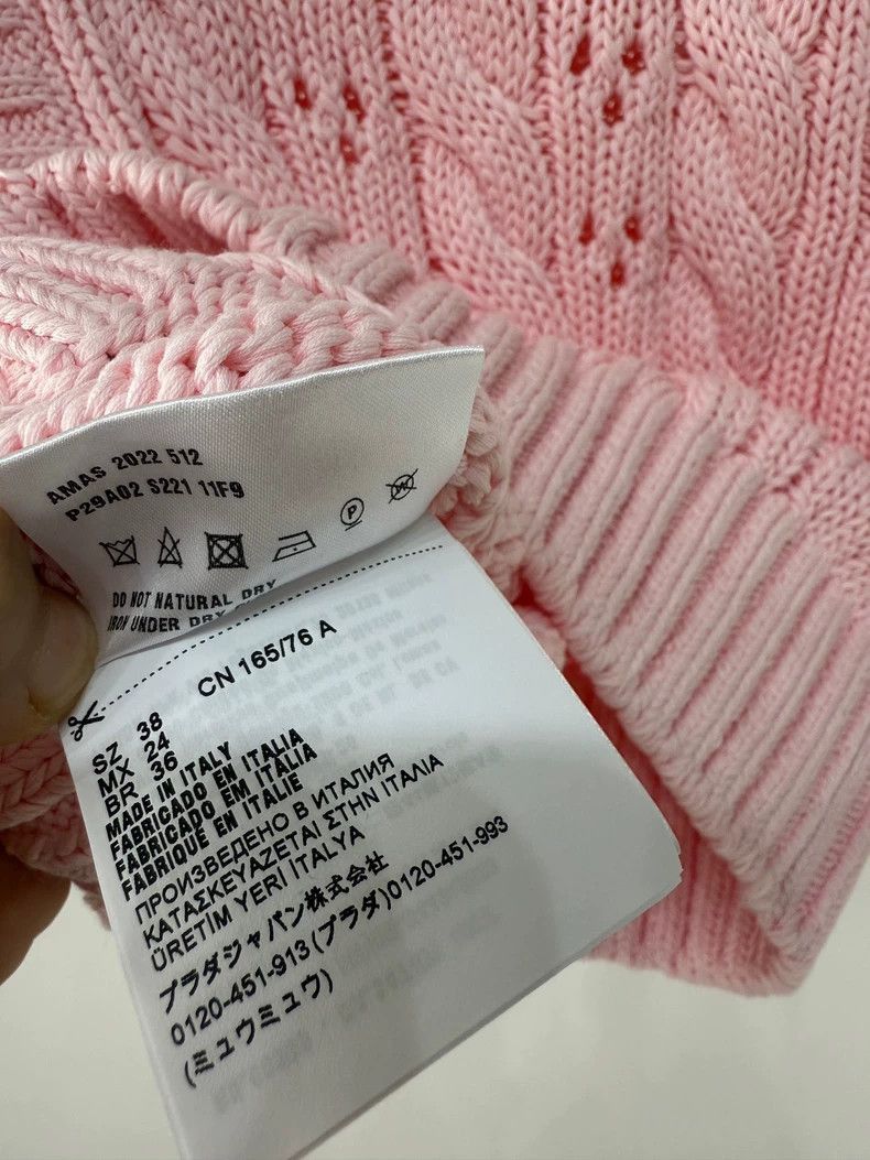 Prada Prada Pink Knitted Sleeveless Top-2506 Size S / US 4 / IT 40 - 7 Thumbnail