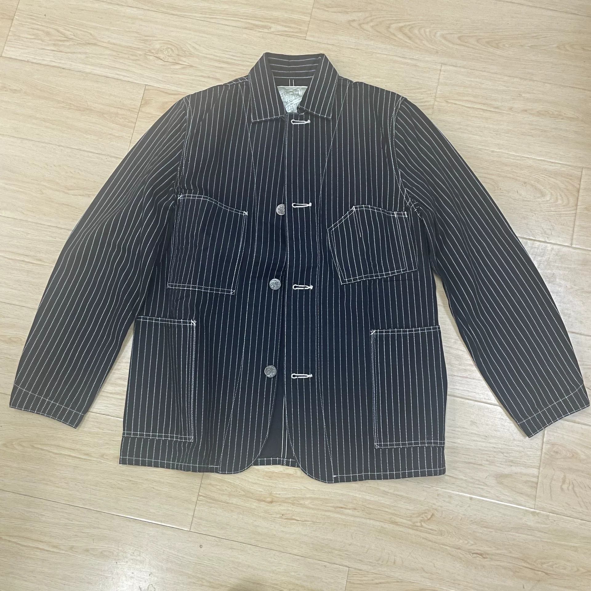 Jelado Striped Denim Jacket from Jelado Size US M / EU 48-50 / 2 - 1 Thumbnail