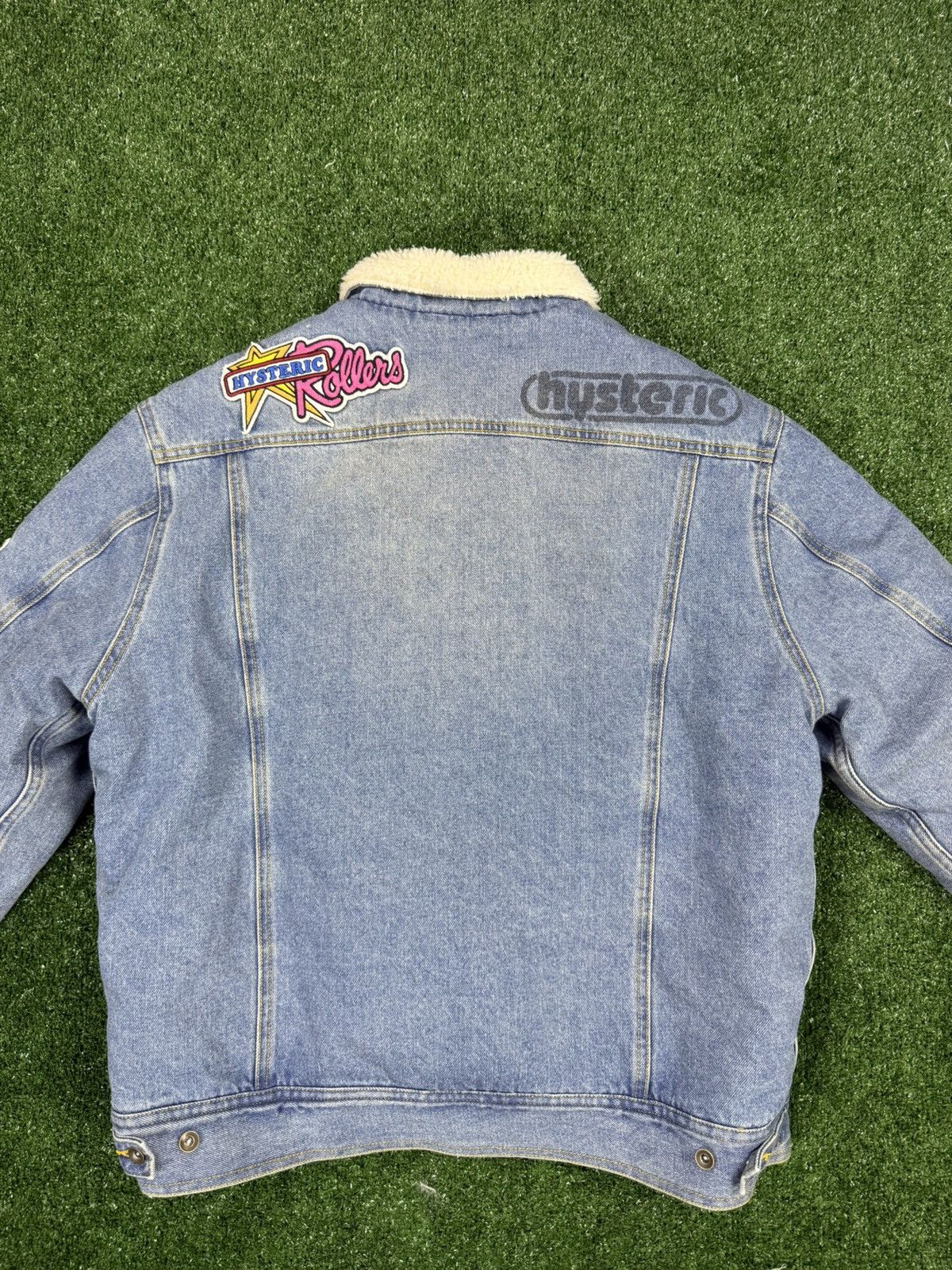 Hysteric Glamour Hysterical glamour wind and sea denim jacket patch work med Size US M / EU 48-50 / 2 - 6 Thumbnail