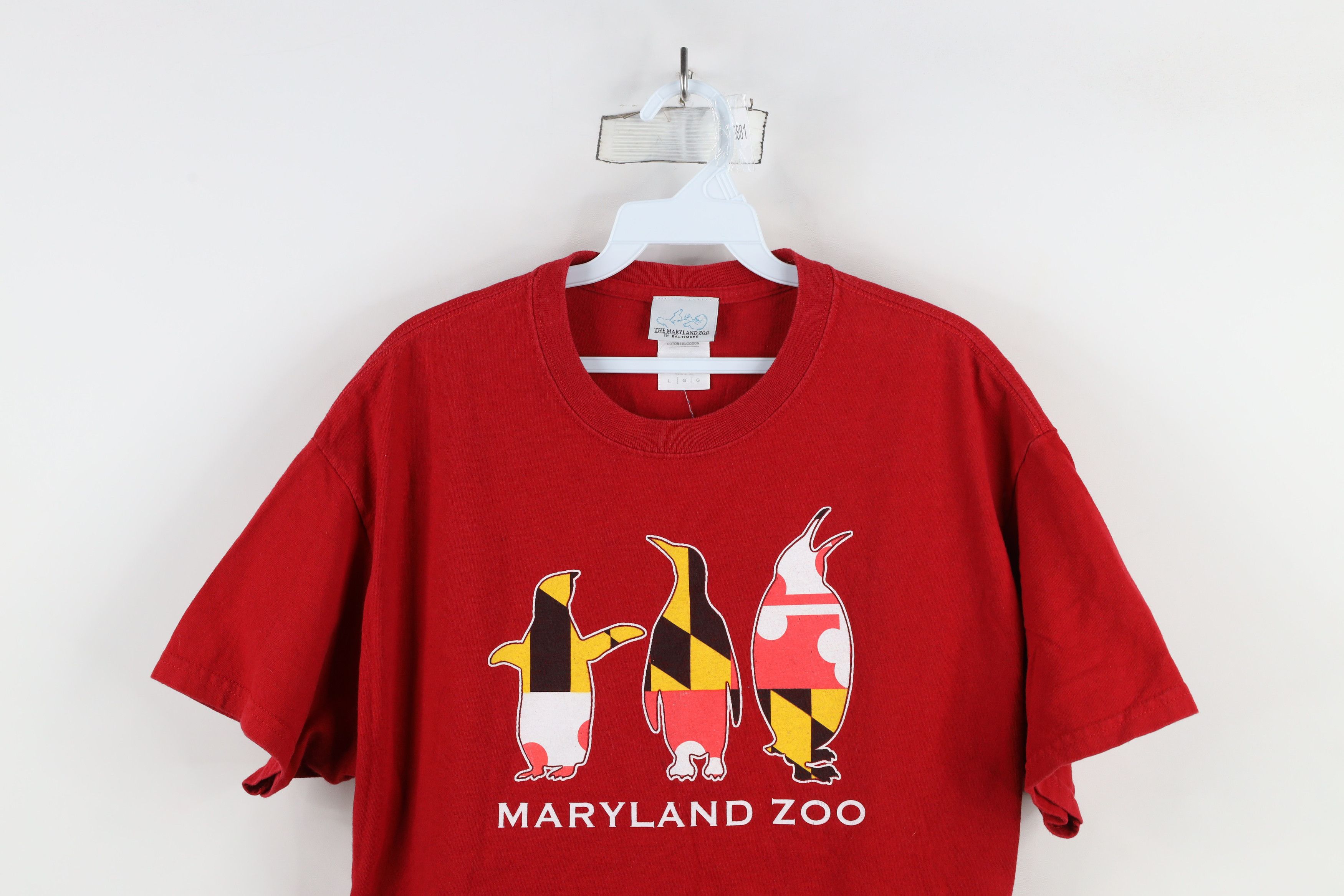 Vintage Vintage 90s Y2K Maryland Zoo Penguins Short Sleeve T-Shirt Size US L / EU 52-54 / 3 - 2 Thumbnail
