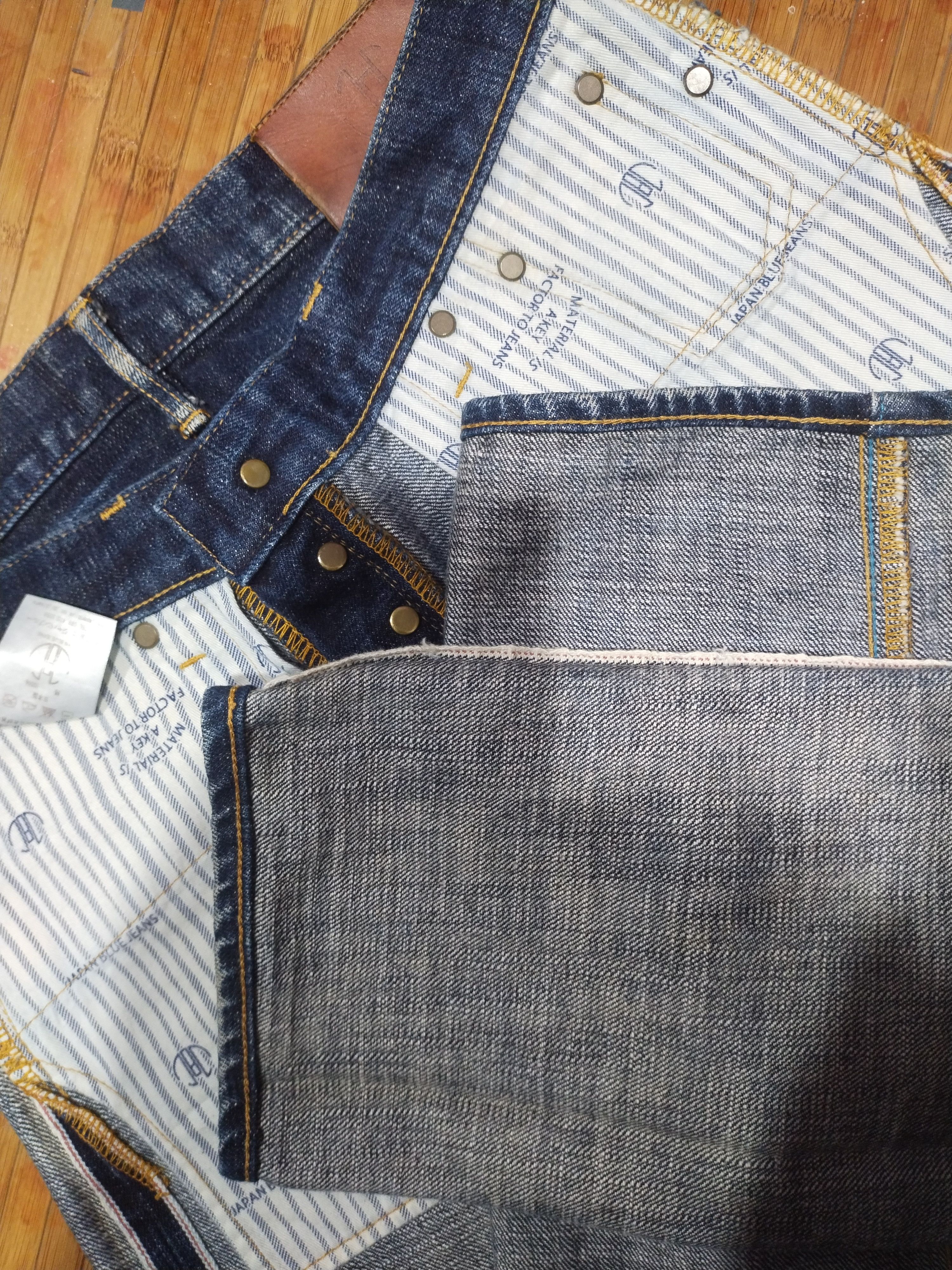 Japan Blue Jeans × Japanese Brand × Vintage Vintage Japan Blue Jeans Size US 28 / EU 44 - 12 Thumbnail
