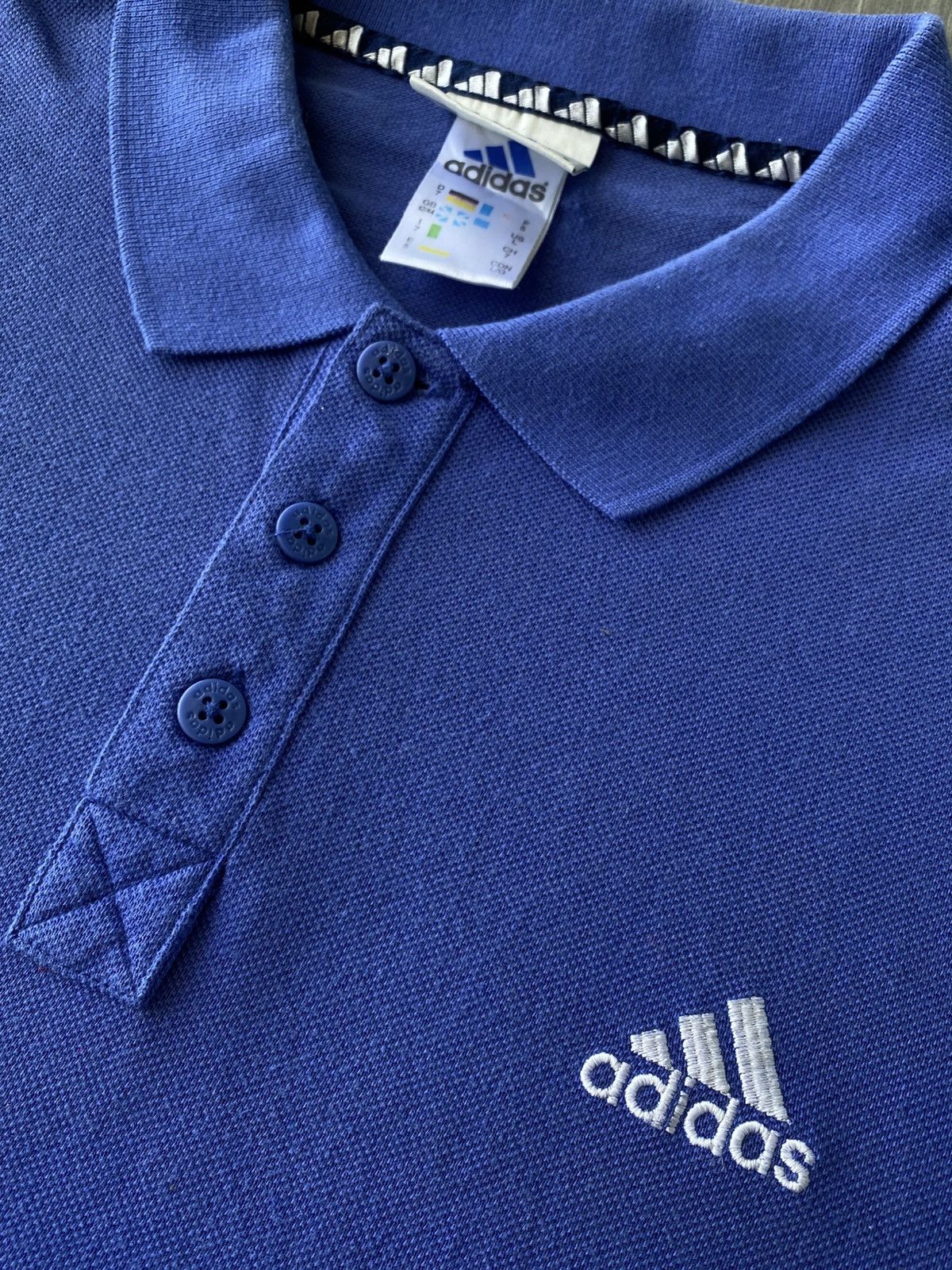 Adidas × Vintage Vintage 90’s Adidas Polo Shirt Size US L / EU 52-54 / 3 - 4 Thumbnail