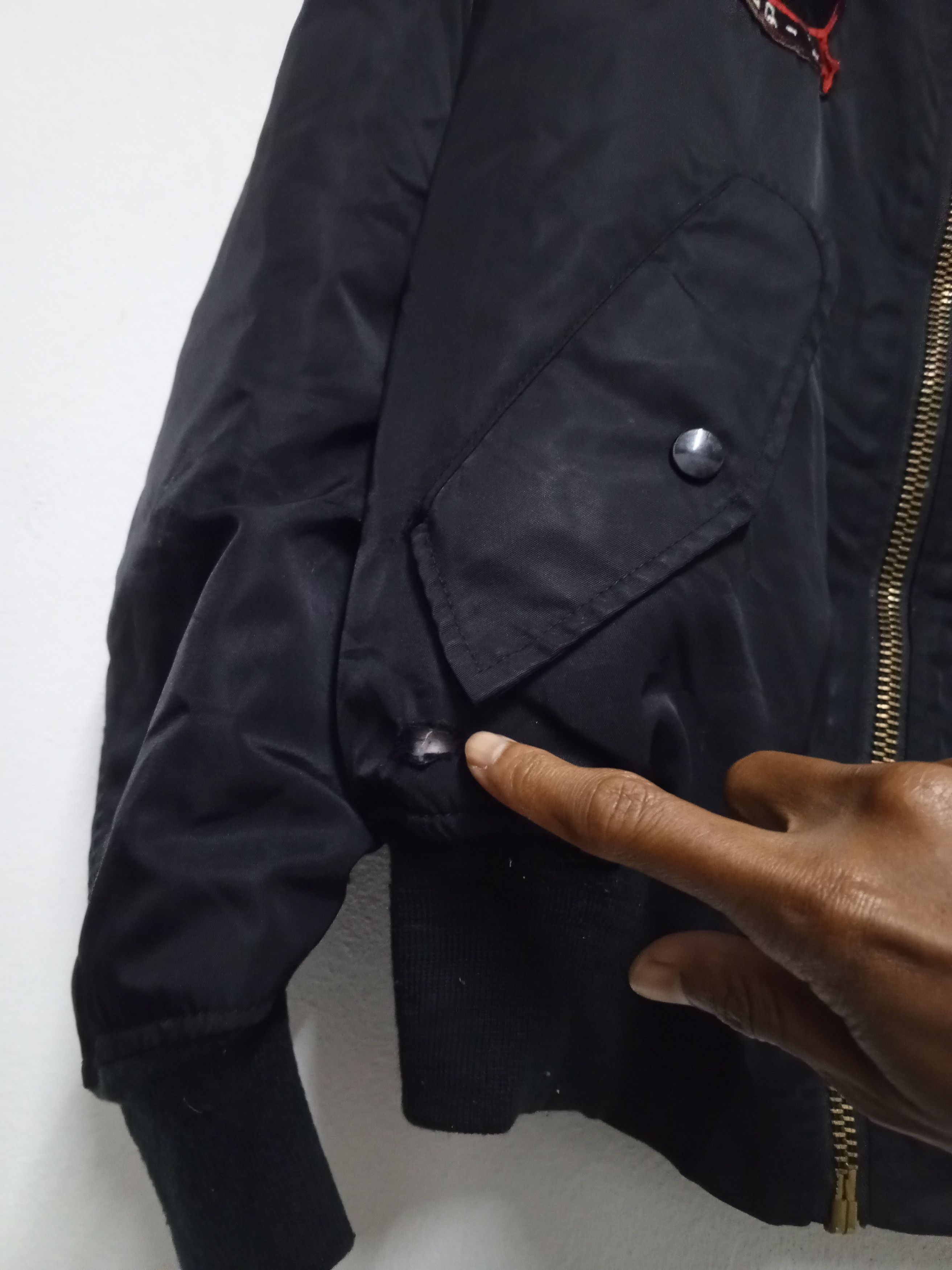 Vintage VTG TOP GUN USA BOMBER JACKET RARE Size US XL / EU 56 / 4 - 14 Thumbnail