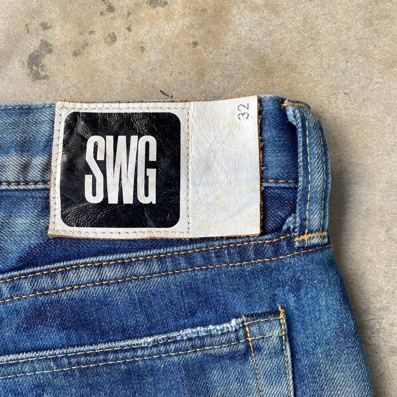 Swagger JAPANESE ARCHIVE SWAGGER FADED HEAVY WHISKERING HONEYCOMB Size US 33 - 18 Thumbnail