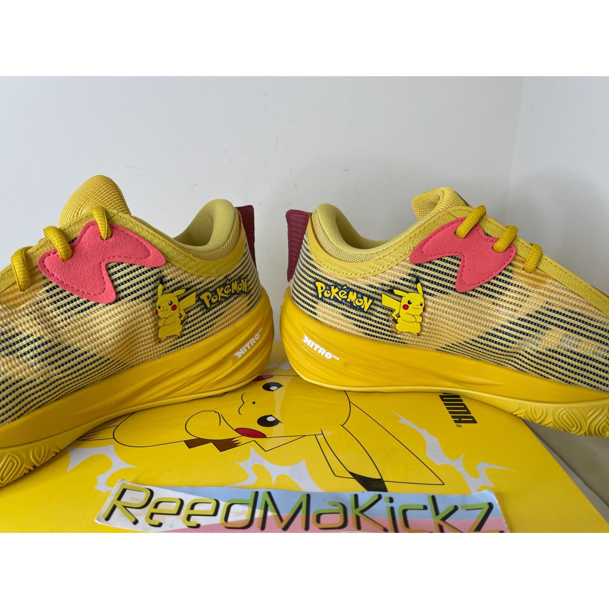 Puma Puma x Pokemon All Pro Nitro 2 Pikachu Mens 12us Size US 12 / EU 45 - 4 Thumbnail