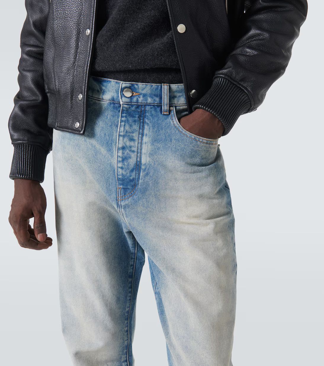 Amiri Amiri MA Quad Cuff Straight Jeans Size US 31 - 5 Thumbnail