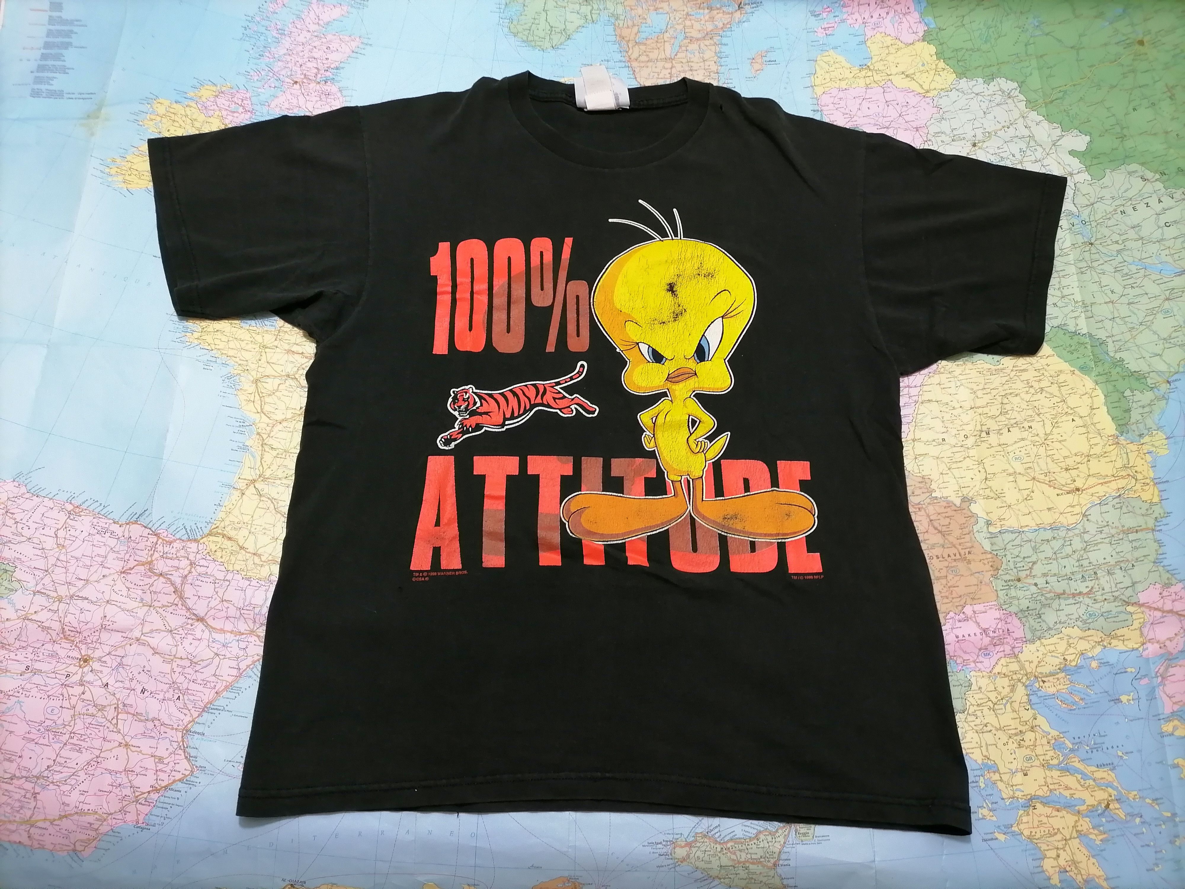 Warner Bros Vintage Tee Tweety Bird 100% Attitude , Size Medium Size US M / EU 48-50 / 2 - 1 Thumbnail