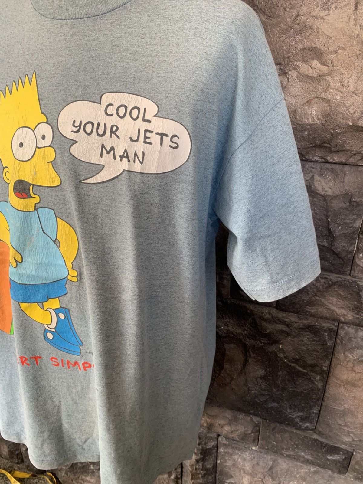 Vintage Vintage 90s Matt Groening Bart Simpson Cartoon T shirt Size US XL / EU 56 / 4 - 3 Thumbnail