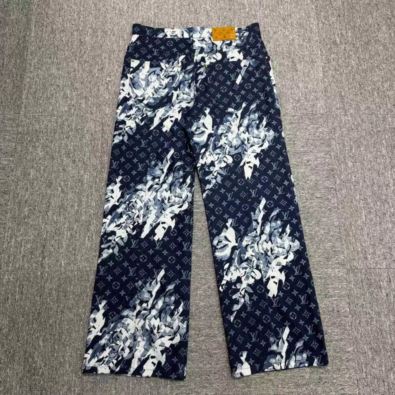 Louis Vuitton louis vuitton Floral and presbyopic jeans 2501-Nextarrow Size US 33 - 3 Thumbnail