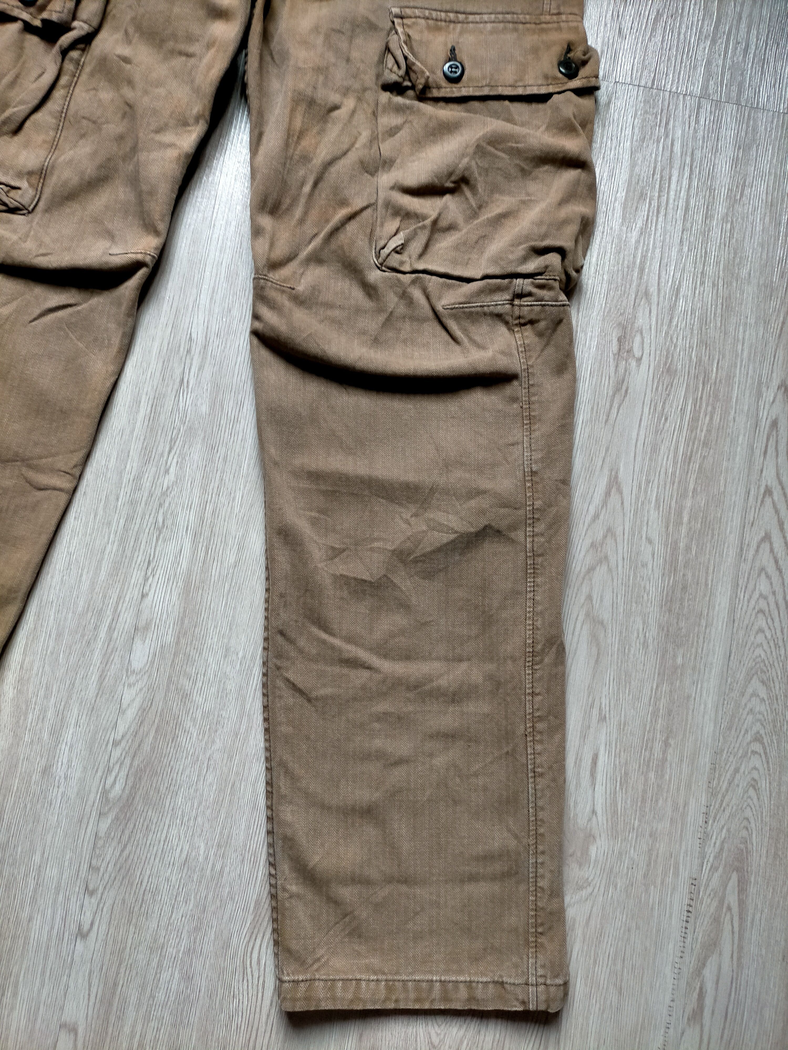 Big John × Vintage Vintage Big John Japan Cargo Denim Pants Size US 34 / EU 50 - 8 Thumbnail