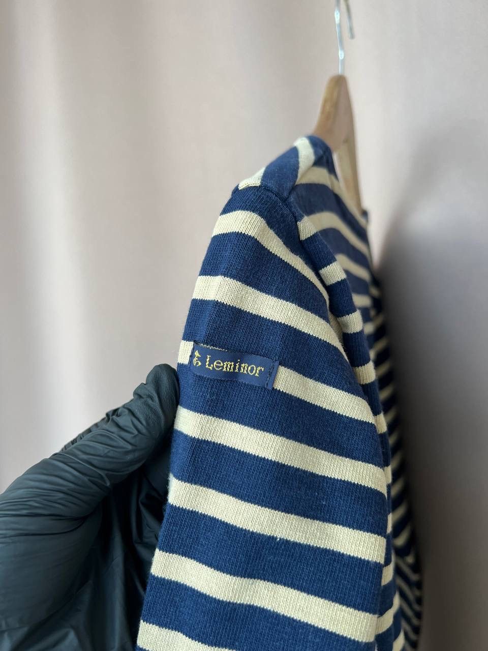 Le Minor Made In France Striped Long Sleeve Women Size 2 M/L