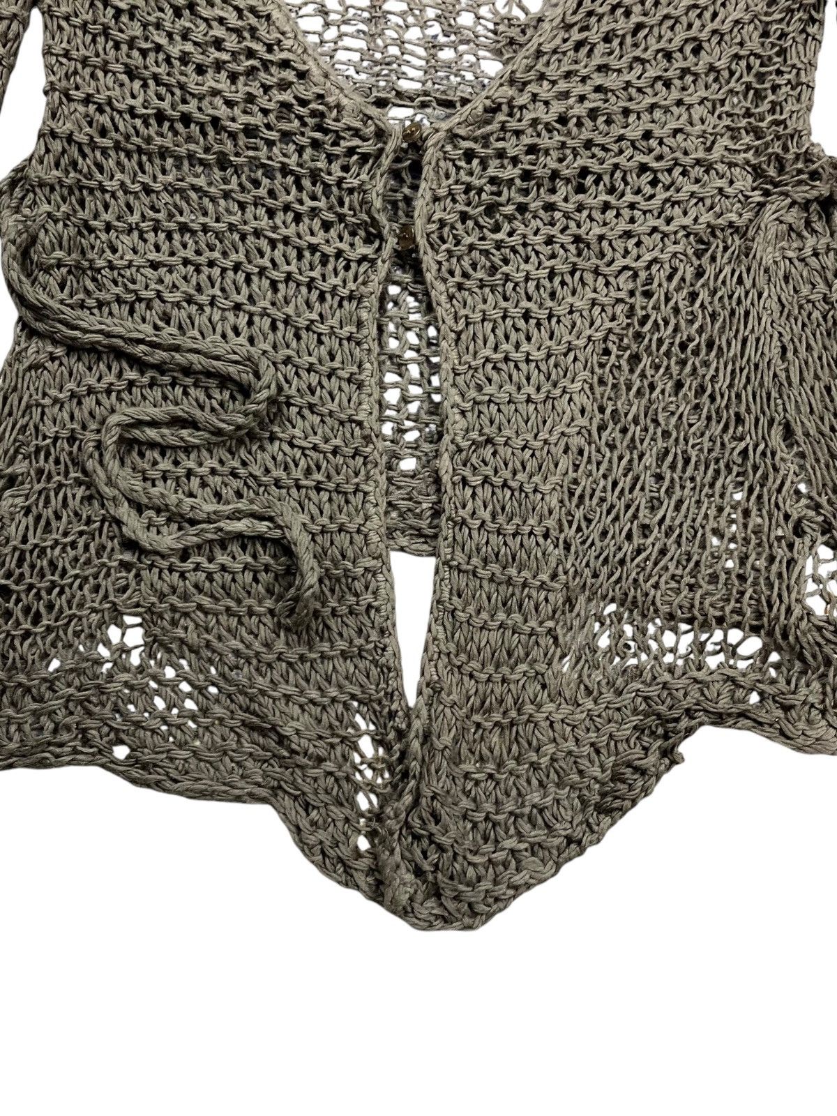 If Six Was Nine 2000s GOA - Knitted Fish Net Top Size US M / EU 48-50 / 2 - 10 Thumbnail