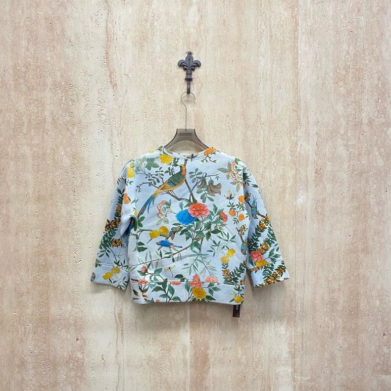 Gucci Gucci Flower and bird full-print space cotton sweatshirt 25 Size XS / US 0-2 / IT 36-38 - 2 Thumbnail