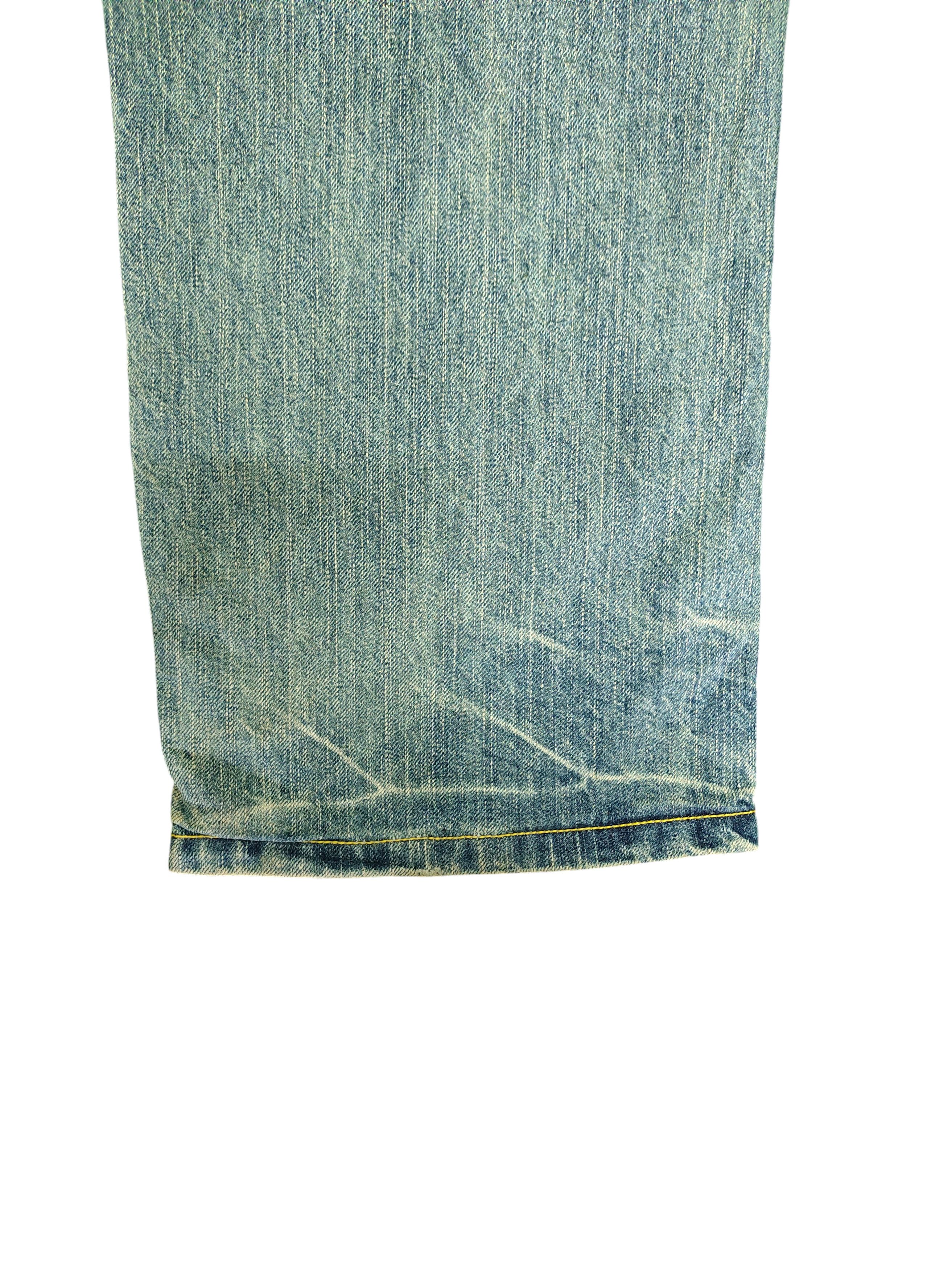 Kapital Real B Voice Japan '34 Real' Clawmark Faded Denim Jeans Size US 32 / EU 48 - 5 Thumbnail
