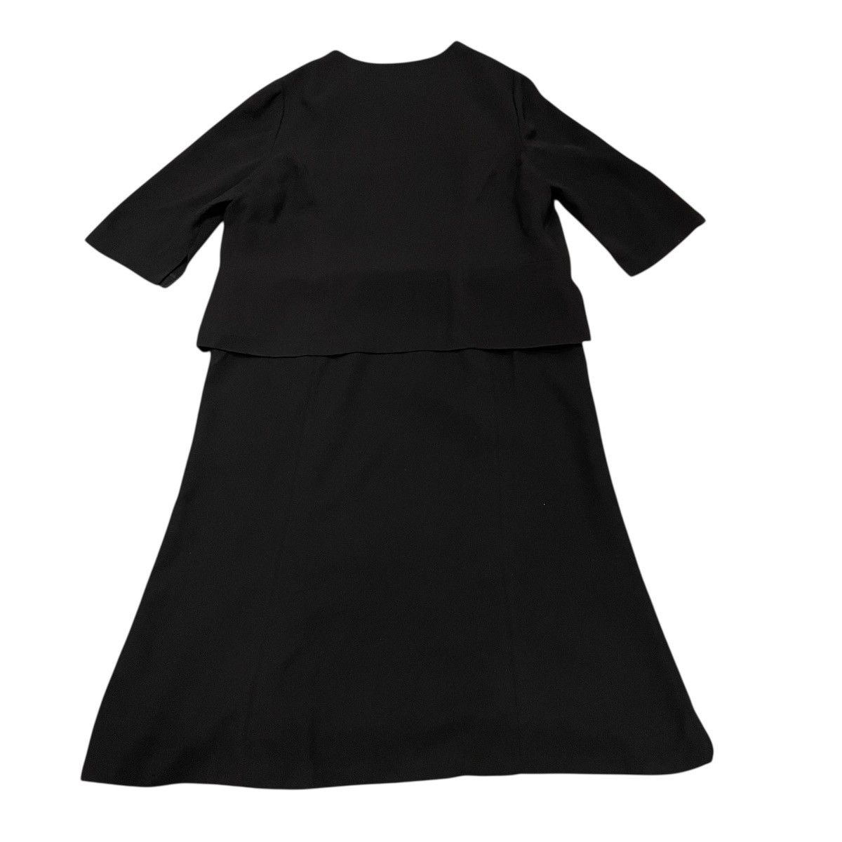 Kansai Yamamoto Kansai Formal by Kansai Yamamoto Jet Black Layered Dress Size XL / US 12-14 / IT 48-50 - 6 Thumbnail