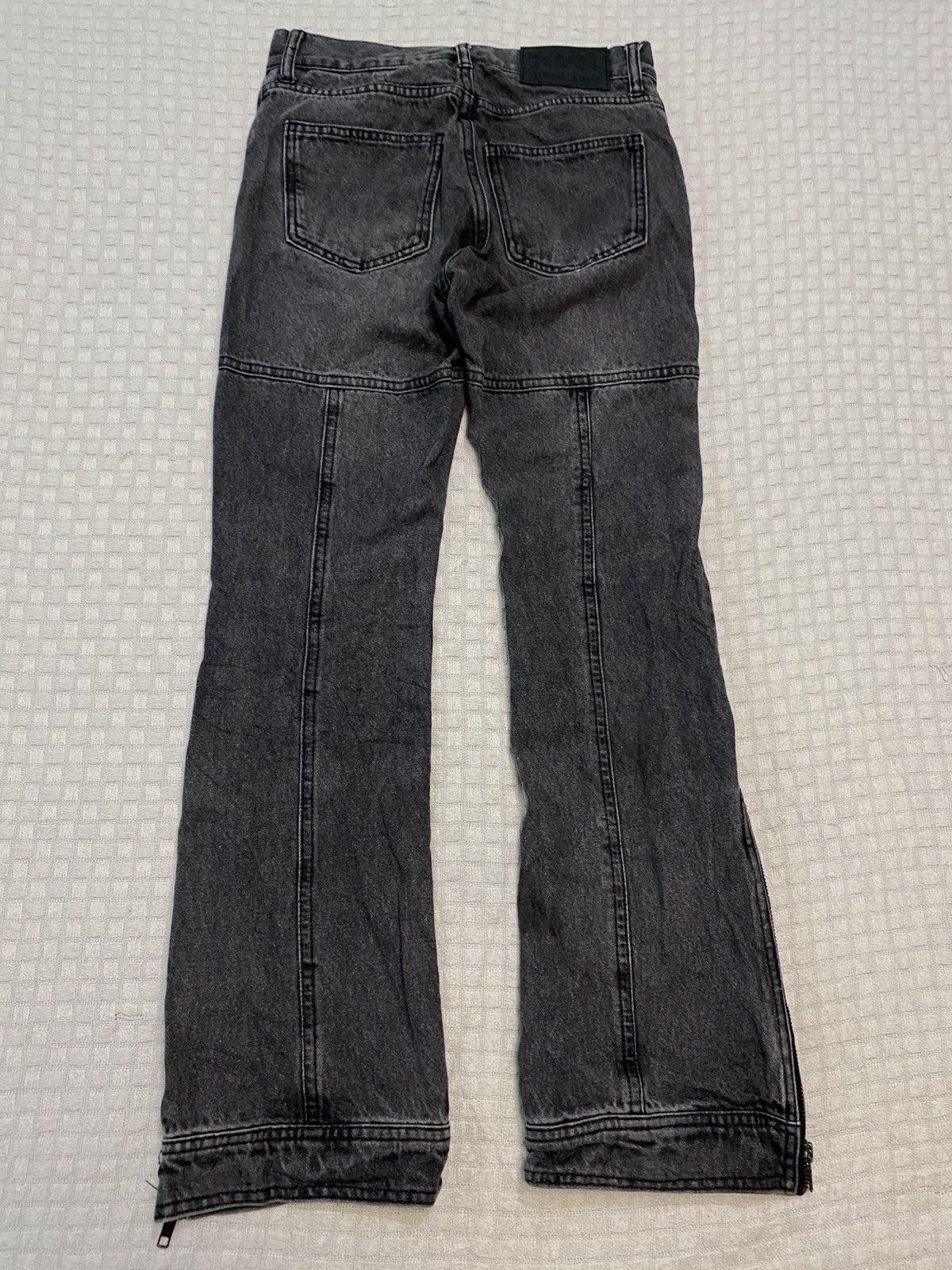 If Six Was Nine Xgirl Sich Color Ripped Distress jean denim zipped wide leg Size US 26 / EU 42 - 9 Thumbnail