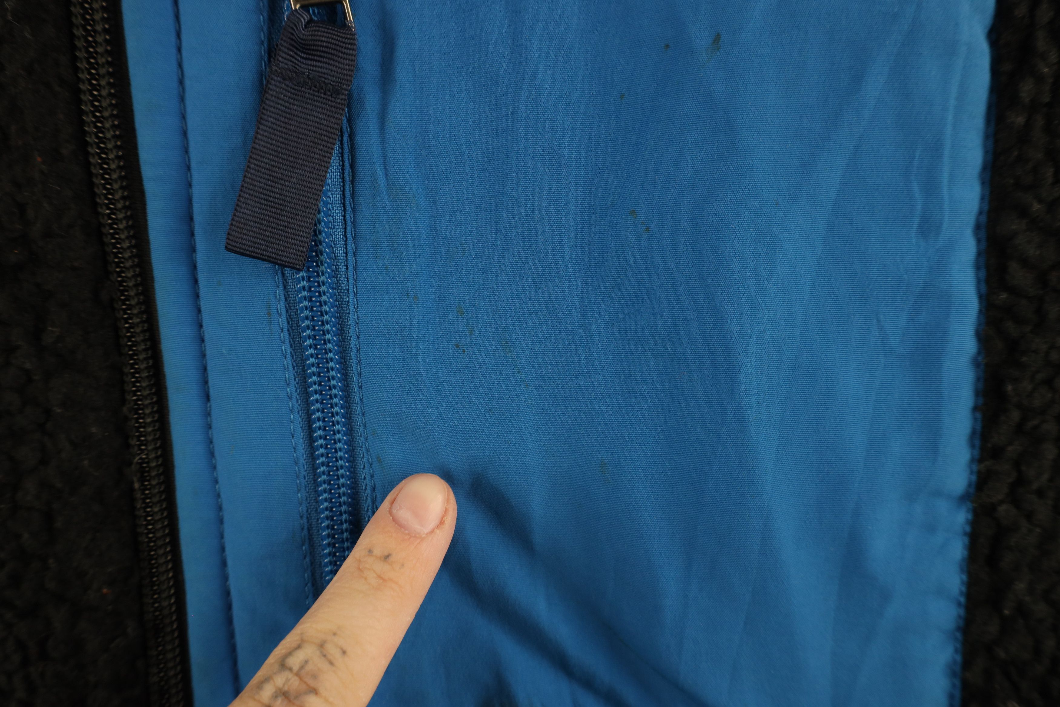Patagonia × Vintage Patagonia Retro-X Deep Pile Fleece Vest Jacket Black Blue Size US L / EU 52-54 / 3 - 5 Thumbnail