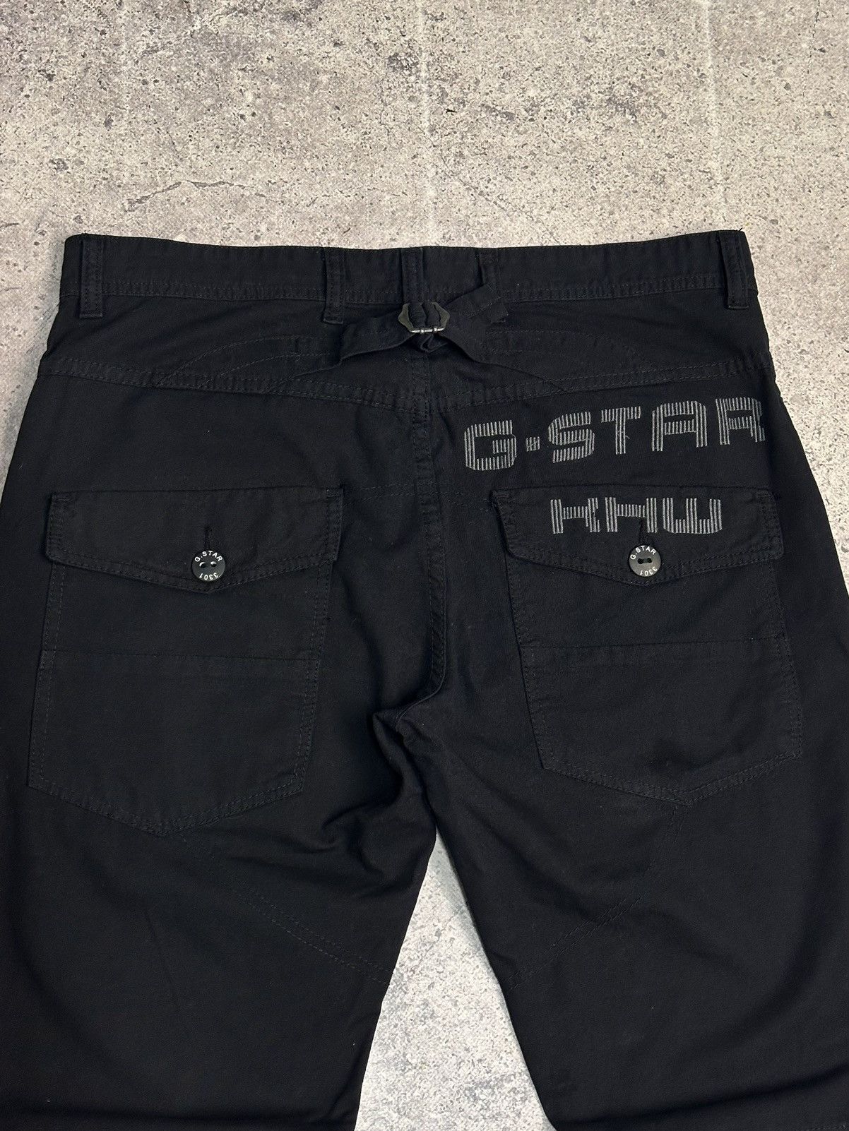 G-Star G-Star raw black denim pants carpenter y2k tech style Size US 34 / EU 50 - 14 Thumbnail