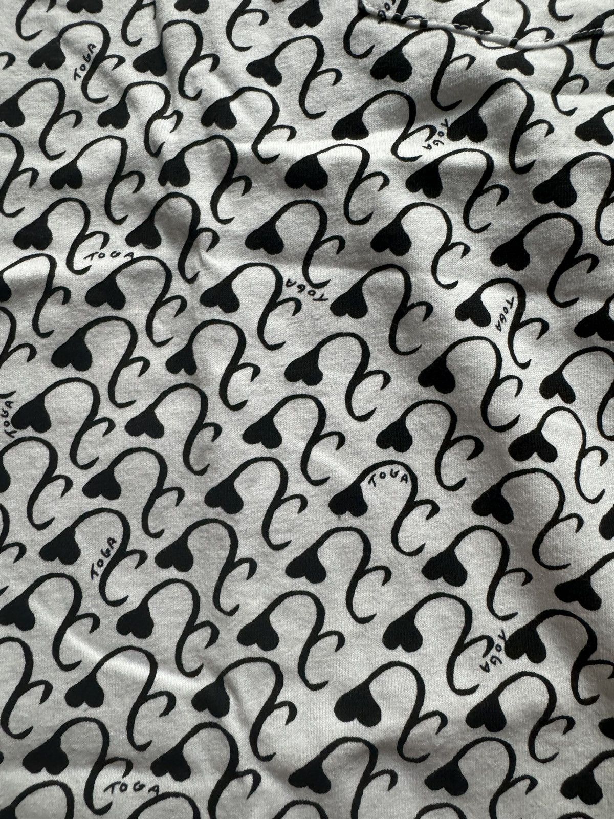Japanese Brand × Toga Toga Virilis Heart Flower Print T-Shirt Size US M / EU 48-50 / 2 - 6 Thumbnail