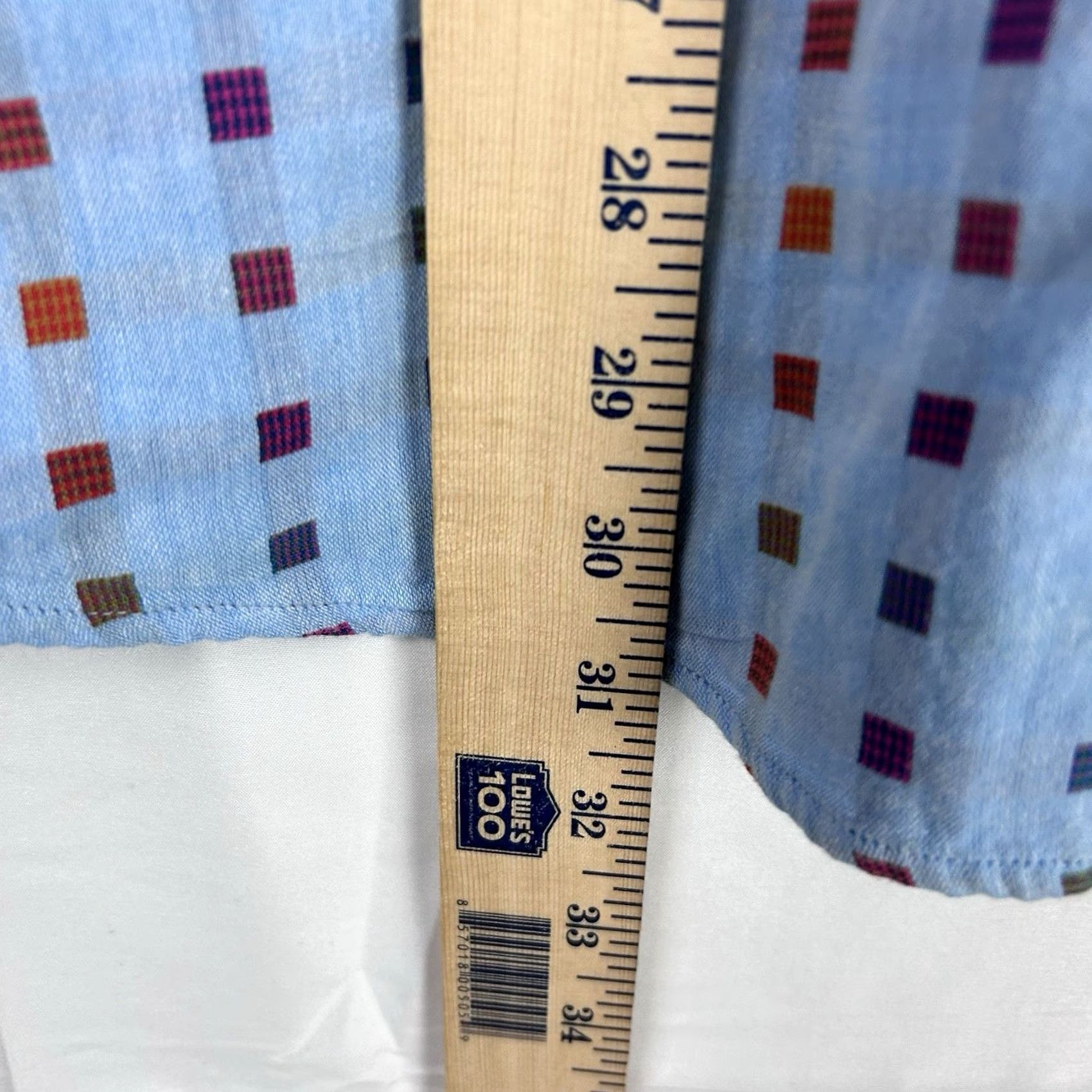 Carbon2Cobalt Carbon 2 Colbalt Mens Button Shirt Blue Geometric Large Tall Cotton Short Sleeve Button-Up Collared Shirt Long Sleeve: N/A Size US L / EU 52-54 / 3 - 6 Thumbnail