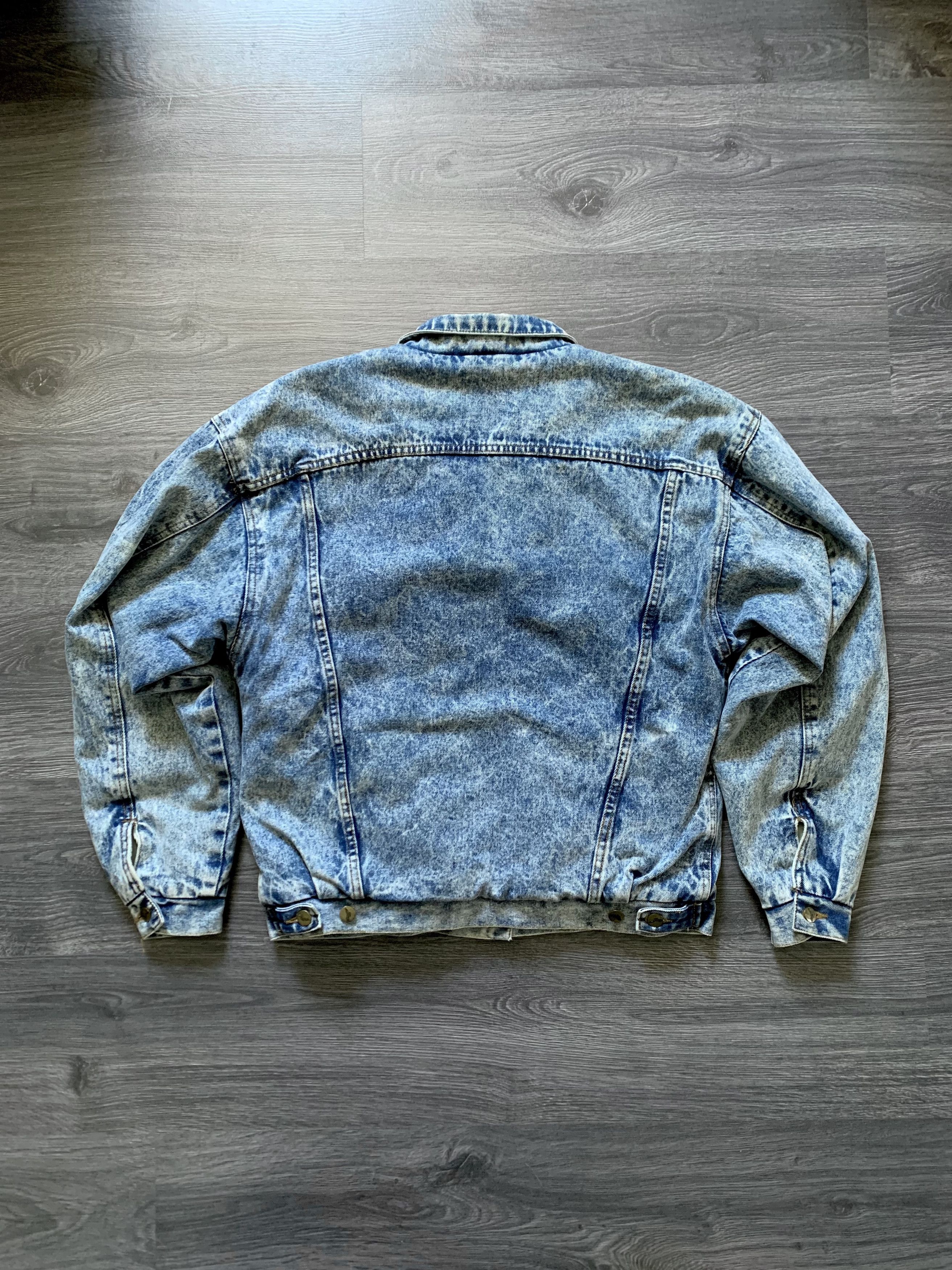 Vintage Vintage 90s Denim Jacket Sherpa Jacket Size US M / EU 48-50 / 2 - 2 Thumbnail