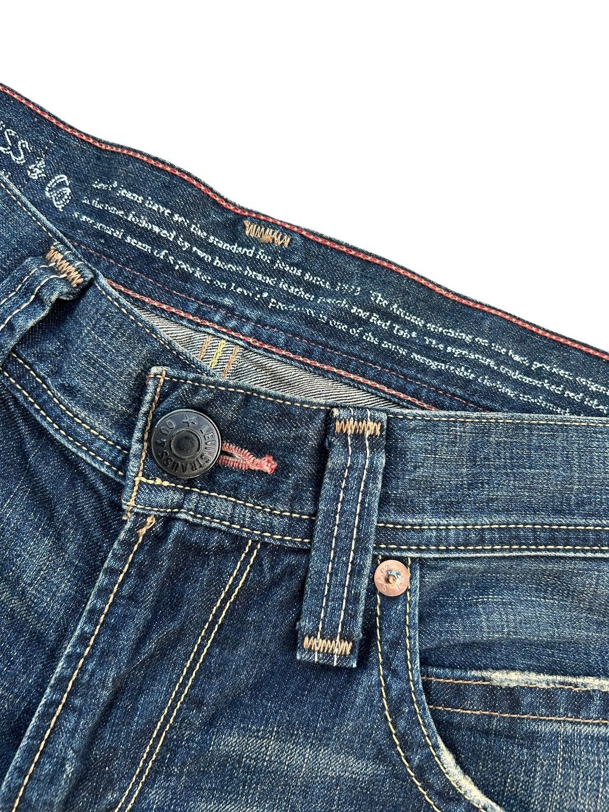 Kapital Flare Vintage Levis Hippies Style Distressed Denim Jeans Size US 34 / EU 50 - 11 Thumbnail