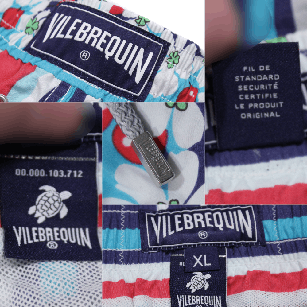 Vilebrequin Cherry Flowers Nylon Swim Shorts Size US 32 / EU 48 - 5 Thumbnail