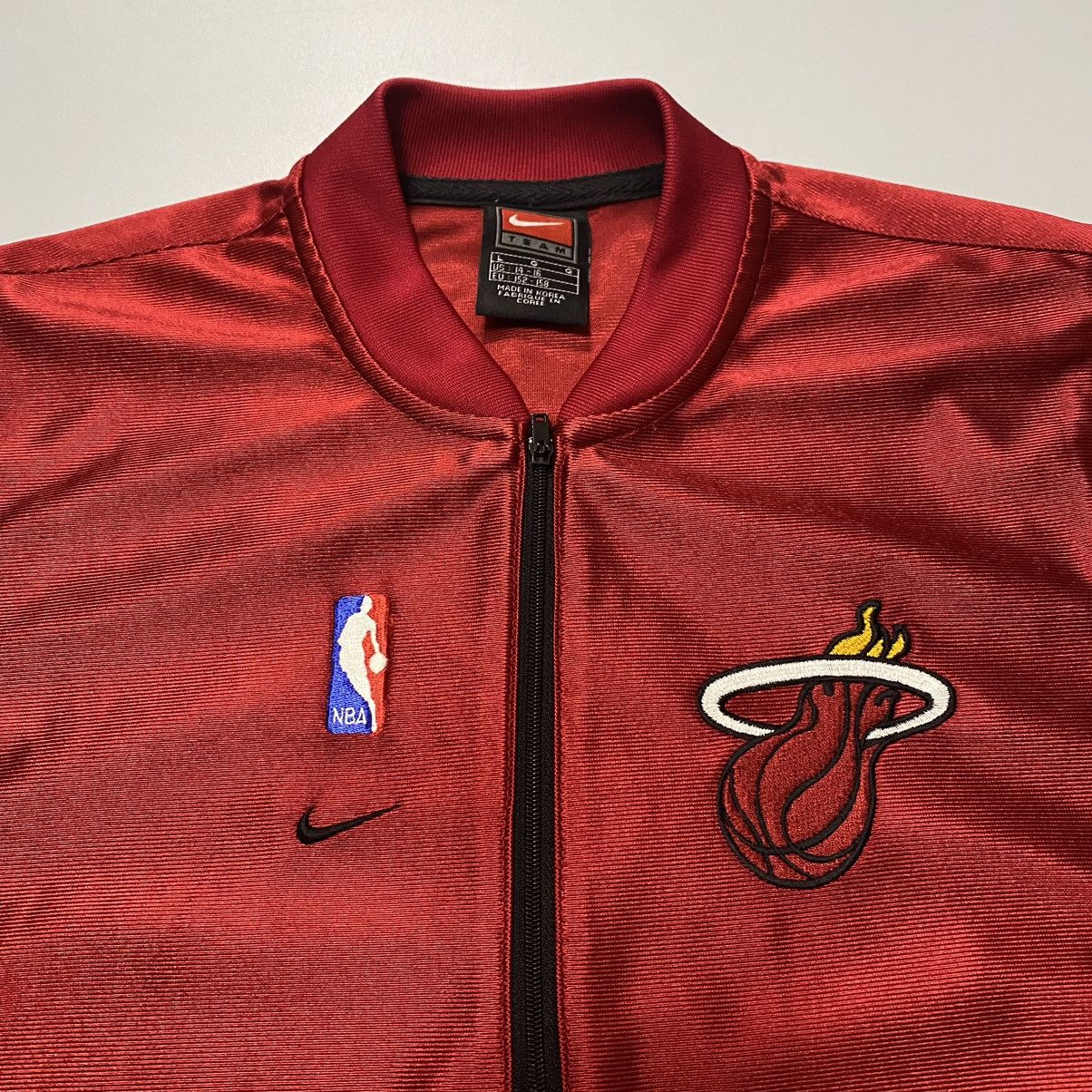 Nike Nike Vintage Miami Heats NBA 1/4 Jersey Size Youth L Size US XS / EU 42 / 0 - 3 Thumbnail