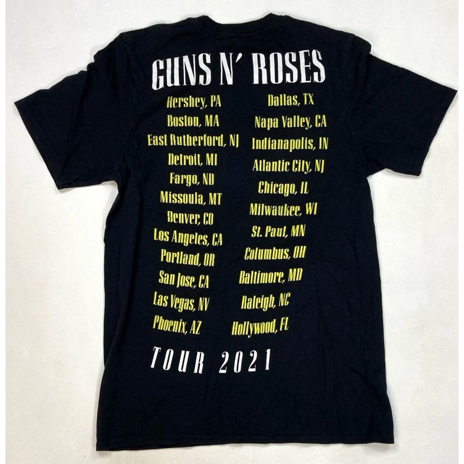 Vintage Guns N' Roses T-Shirt Men Small Black Short Sleeve Graphic Print Crew Neck 100% Authentic Size US S / EU 44-46 / 1 - 3 Thumbnail