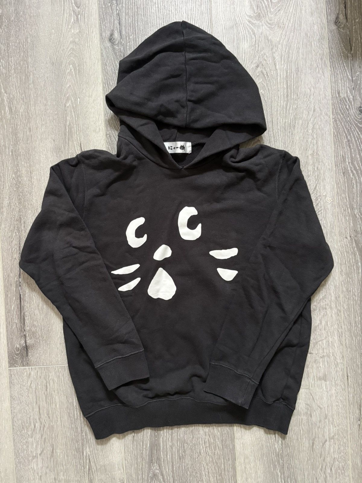 Issey Miyake Ne-net Black Cat Face Hoodie | Grailed