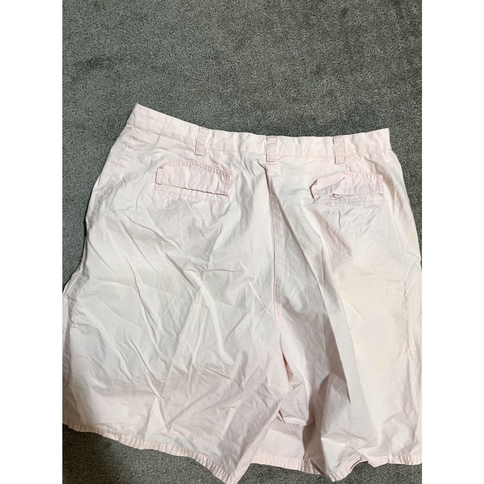 Liz Claiborne Liz Claiborne LizSport Pleated Light Pink Mom Shorts Size 16 Women's Cotton Short Slit Pockets 4" Inseam Casual Summer 90s 80s Size 38" / US 16 / IT 52 - 2 Thumbnail