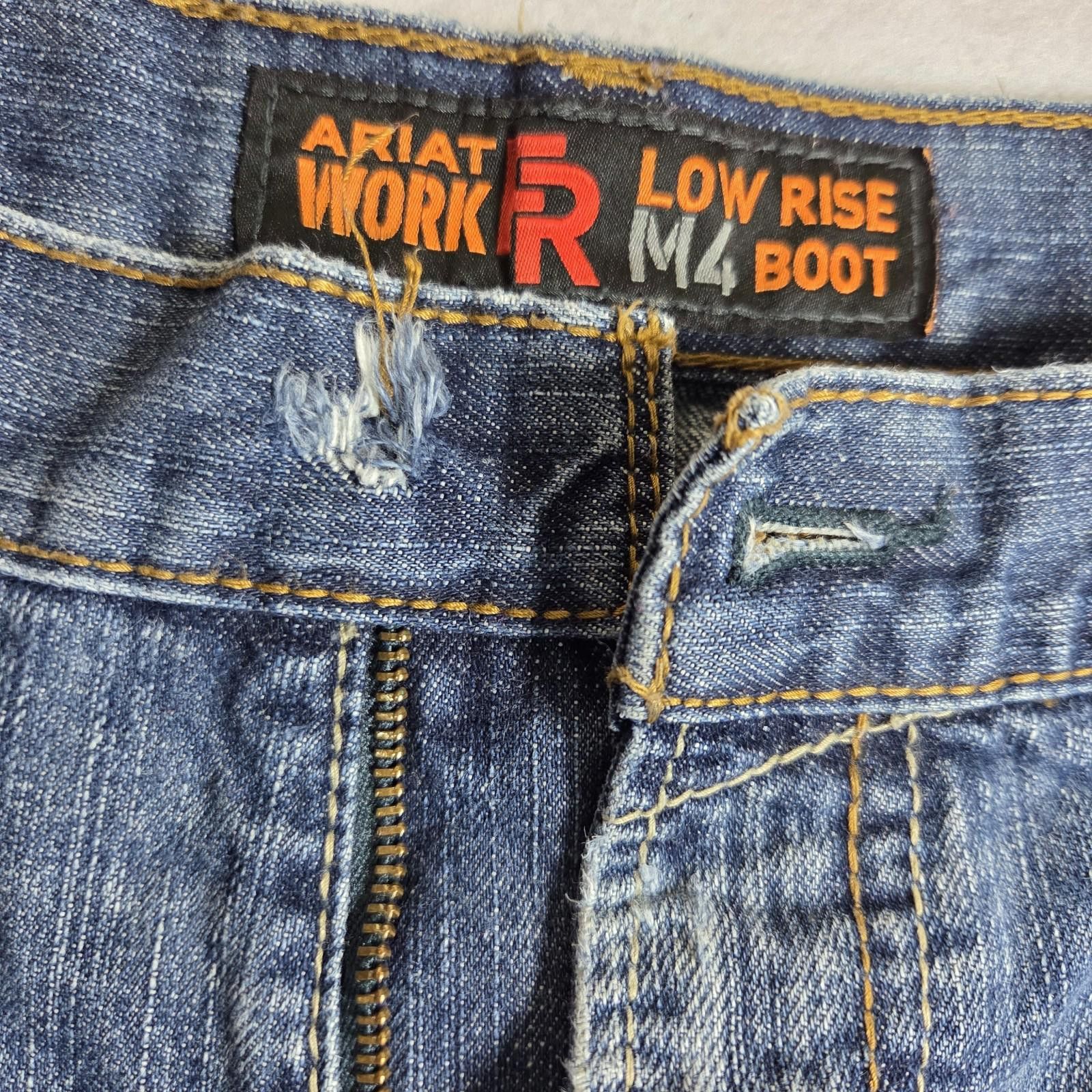 Ariat Ariat FR Low Rise M4 Boot Jeans Men’s 35x32 Pockets Flawed Size US 35 - 9 Thumbnail