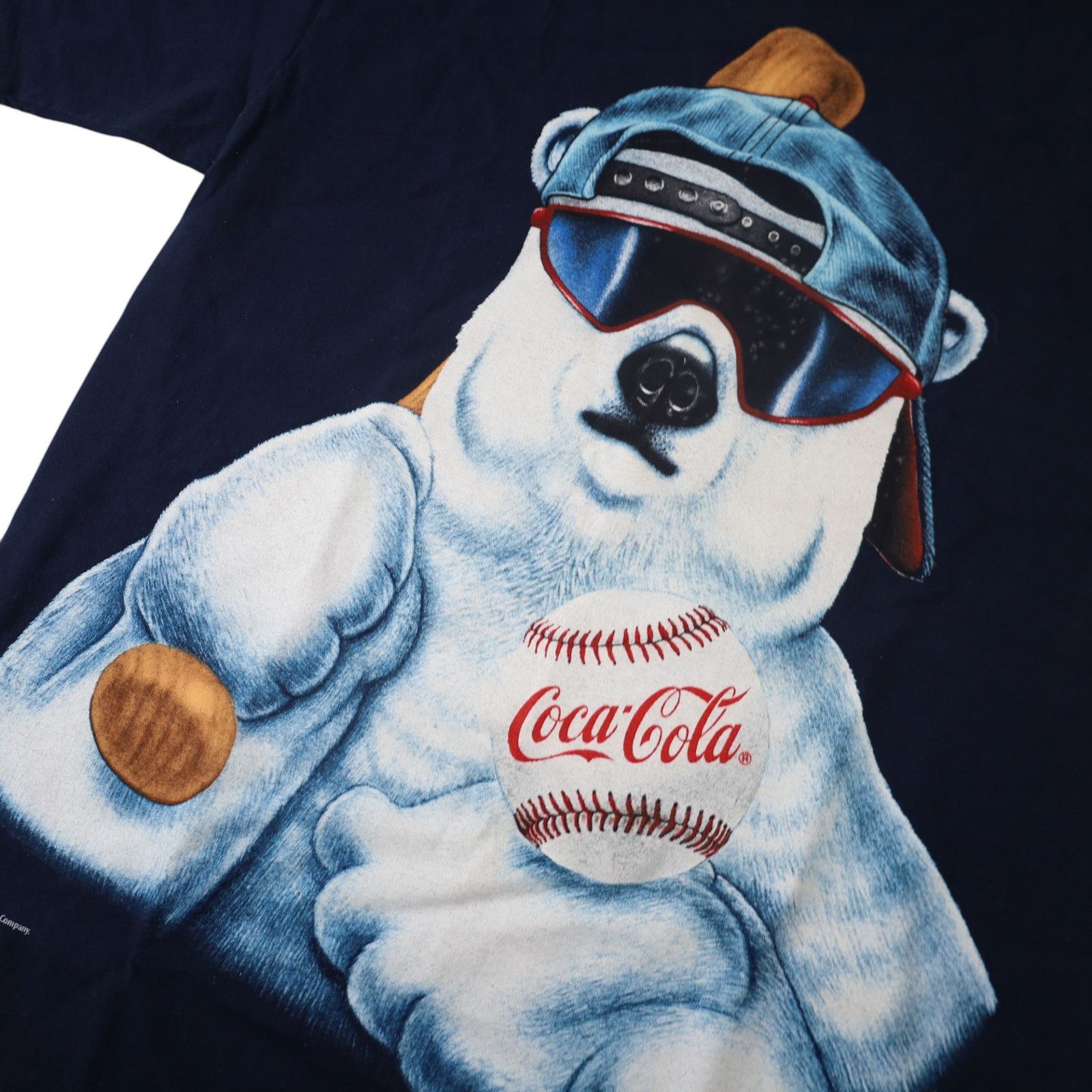 Coca Cola × Vintage Vintage Coca Cola Polar Bear Graphic T Shirt Size US L / EU 52-54 / 3 - 4 Thumbnail