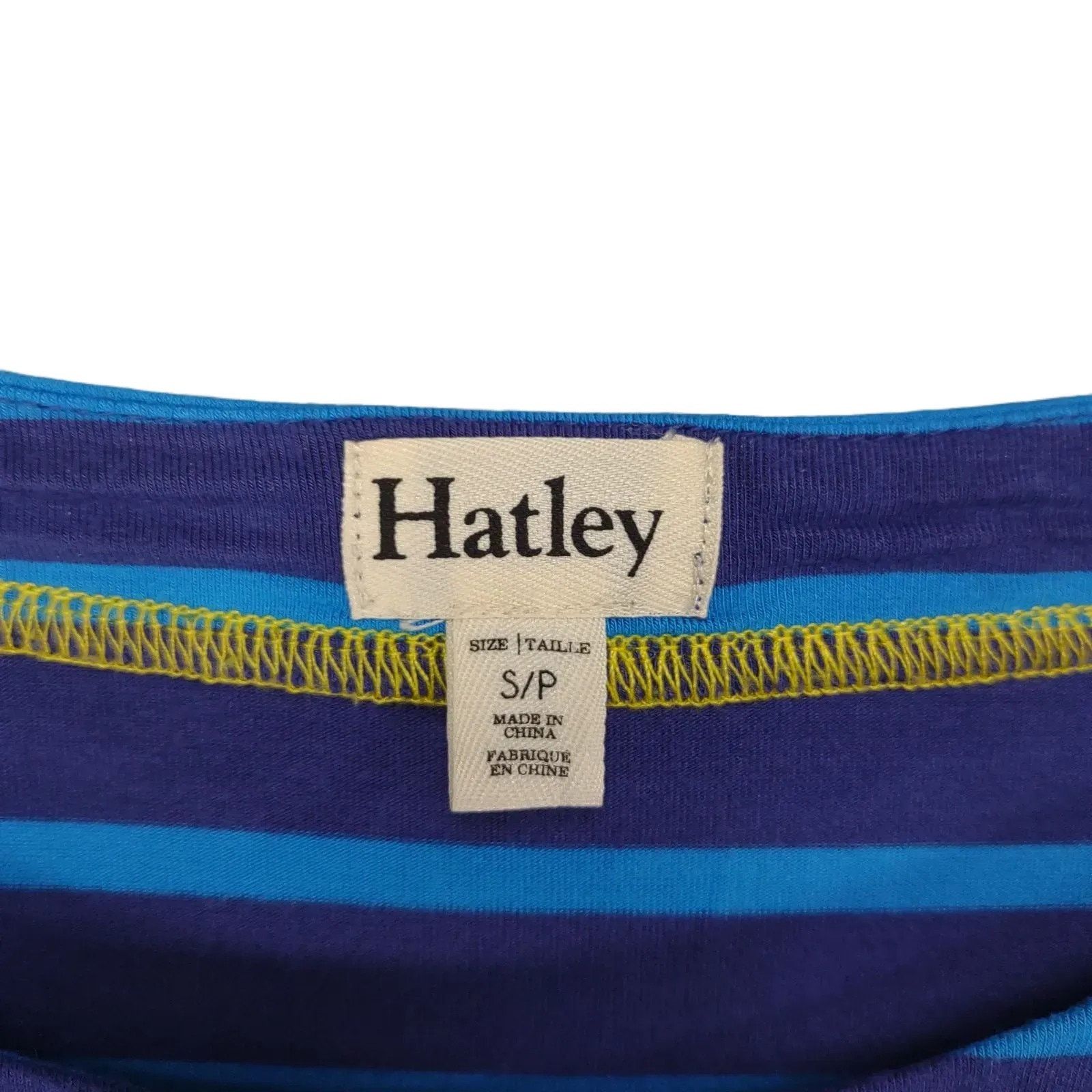 Other HATLEY Aero Stripe Peplum Sleeve Casual Dress Ultra Marine Size S / US 4 / IT 40 - 3 Thumbnail