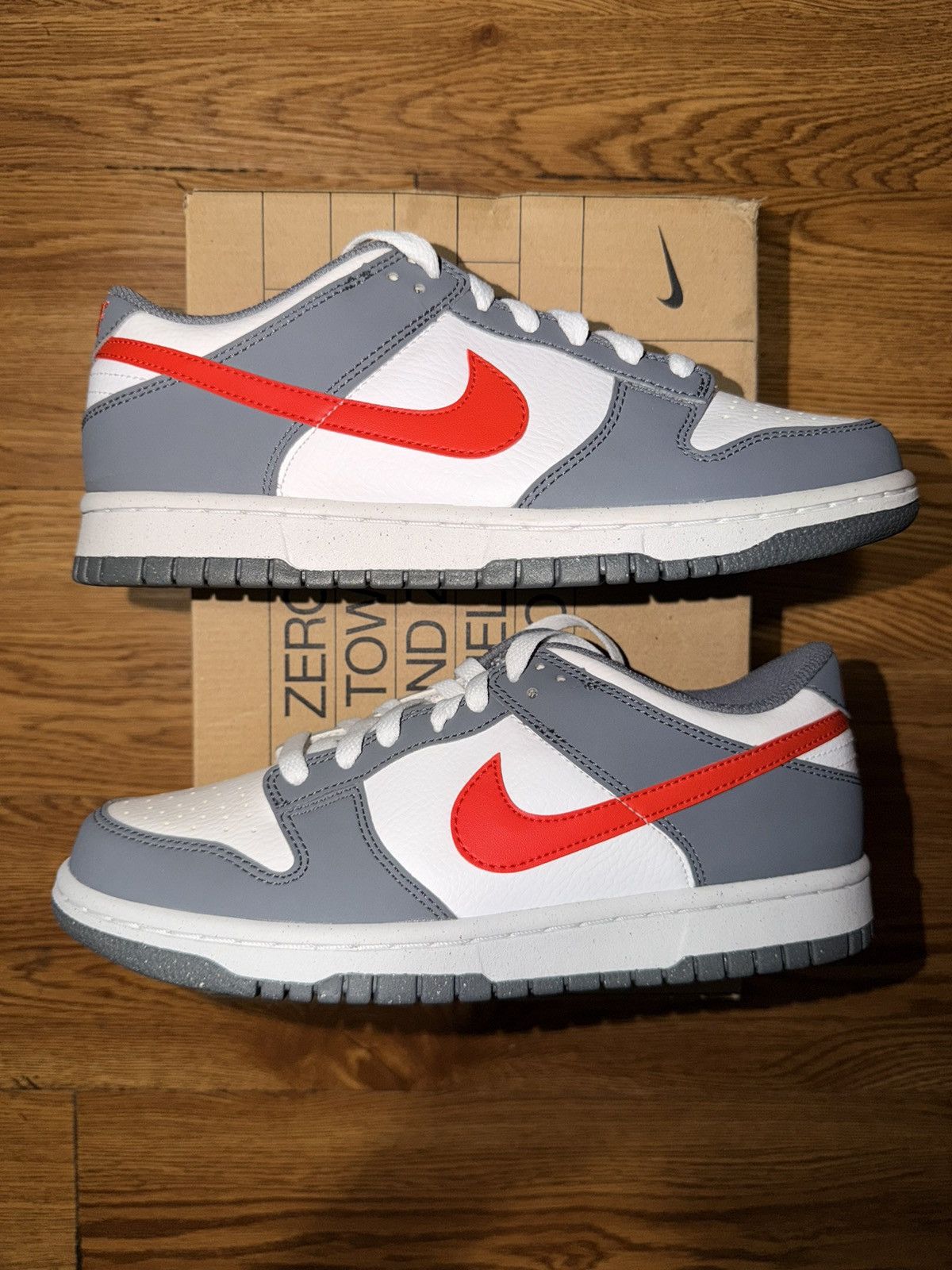 Nike Nike Dunk Low Next Nature Smoke Grey Light Crimson Sz 7Y Size US 7 / EU 40 - 1 Thumbnail