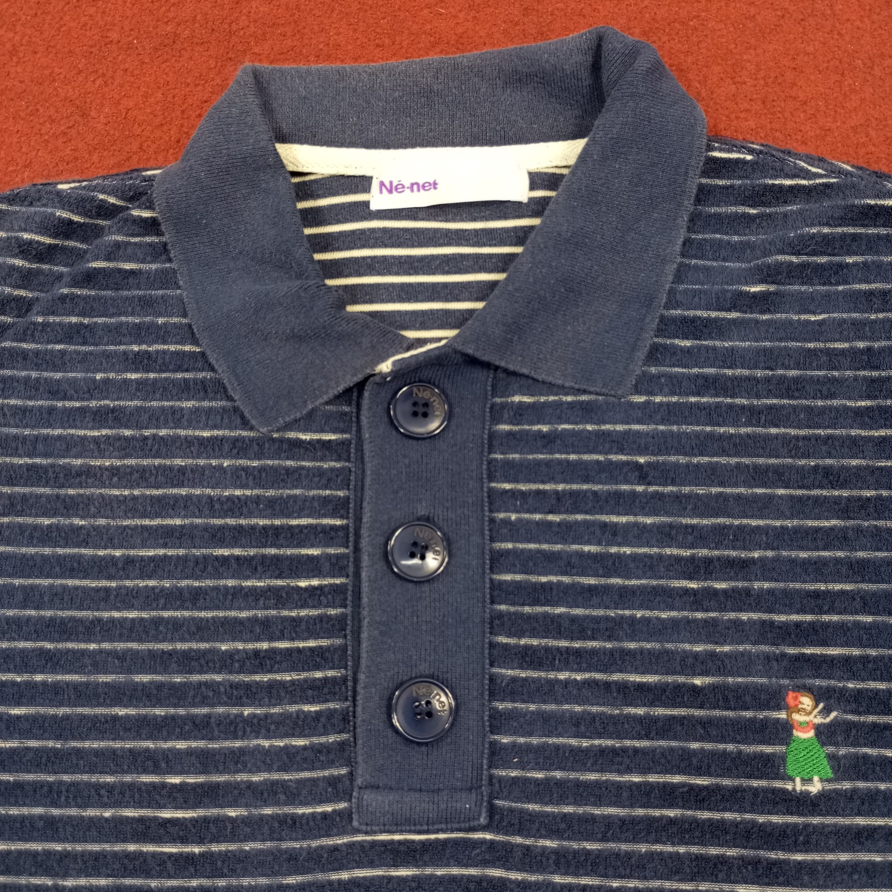 Issey Miyake × Ne-Net × Vintage Ne Net by Issey Miyake Japanese Designer Brand Casual Polos Size US L / EU 52-54 / 3 - 4 Thumbnail